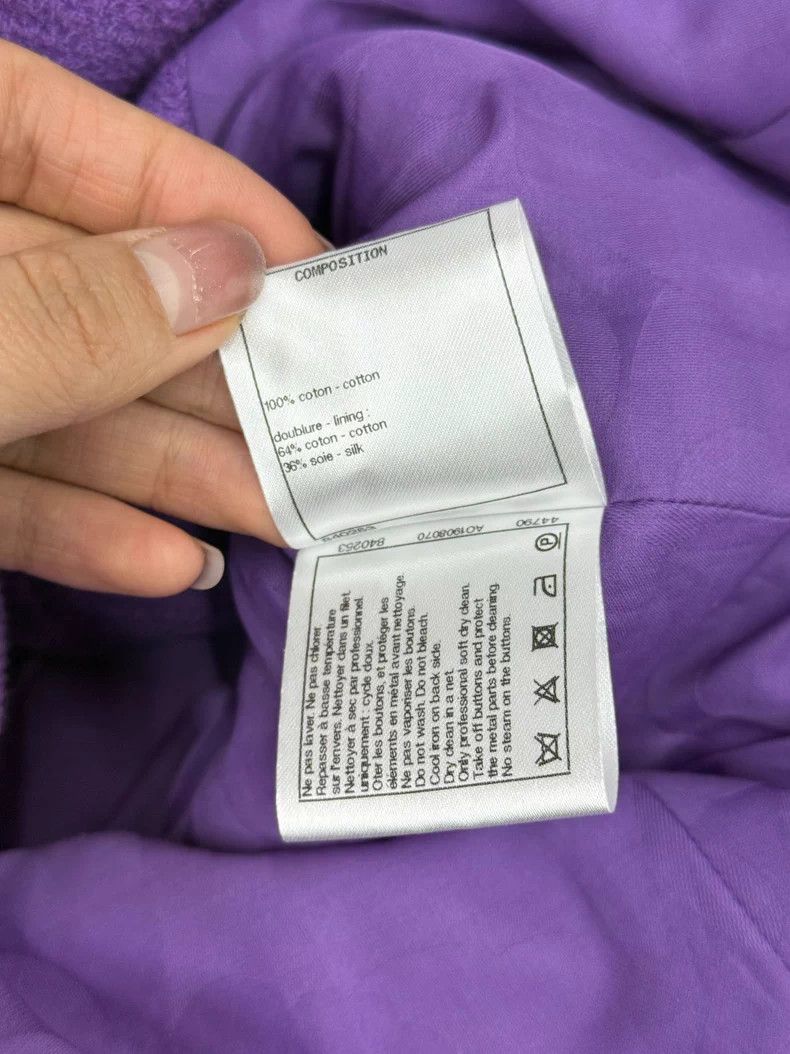 Chanel Chanel Purple four-pocket zipper jacket Size XS / US 0-2 / IT 36-38 - 6 Thumbnail