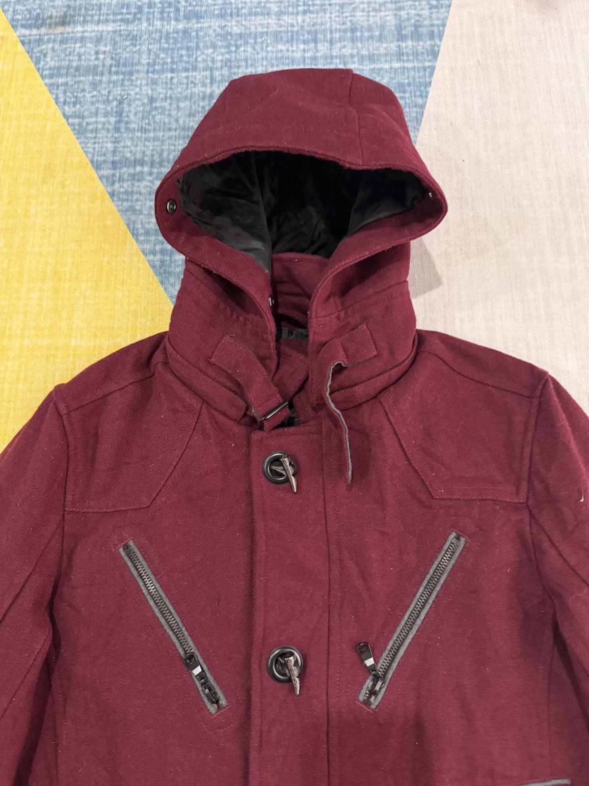 If Six Was Nine SEMANTIC DESIGN WOOL PARKA JACKET Size US L / EU 52-54 / 3 - 4 Thumbnail