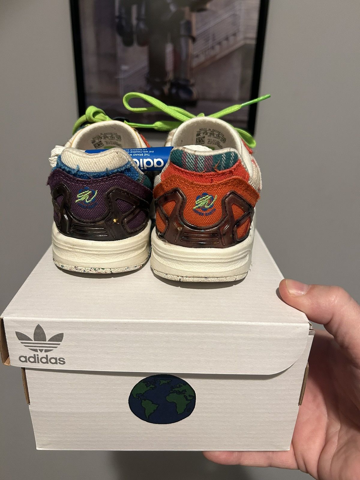 Adidas × Round Two Adidas x Sean Wortherspoon ZX 8000 Superearth toddler Size US 8 / EU 41 - 3 Thumbnail