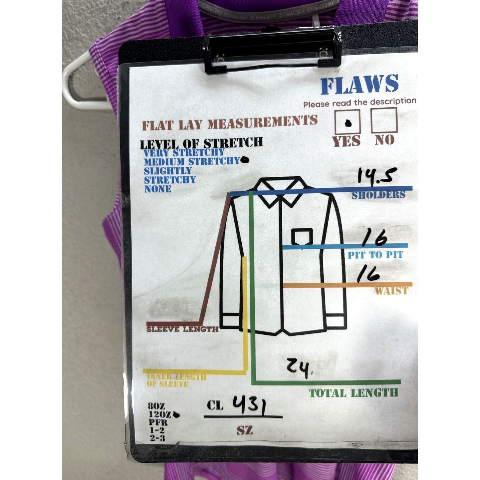 Puma VINTAGE Women's Puma Golf Dry Cell Purple Gold Stripe Vest Top Tennis Athletic XS NWOT Size XS / US 0-2 / IT 36-38 - 2 Thumbnail