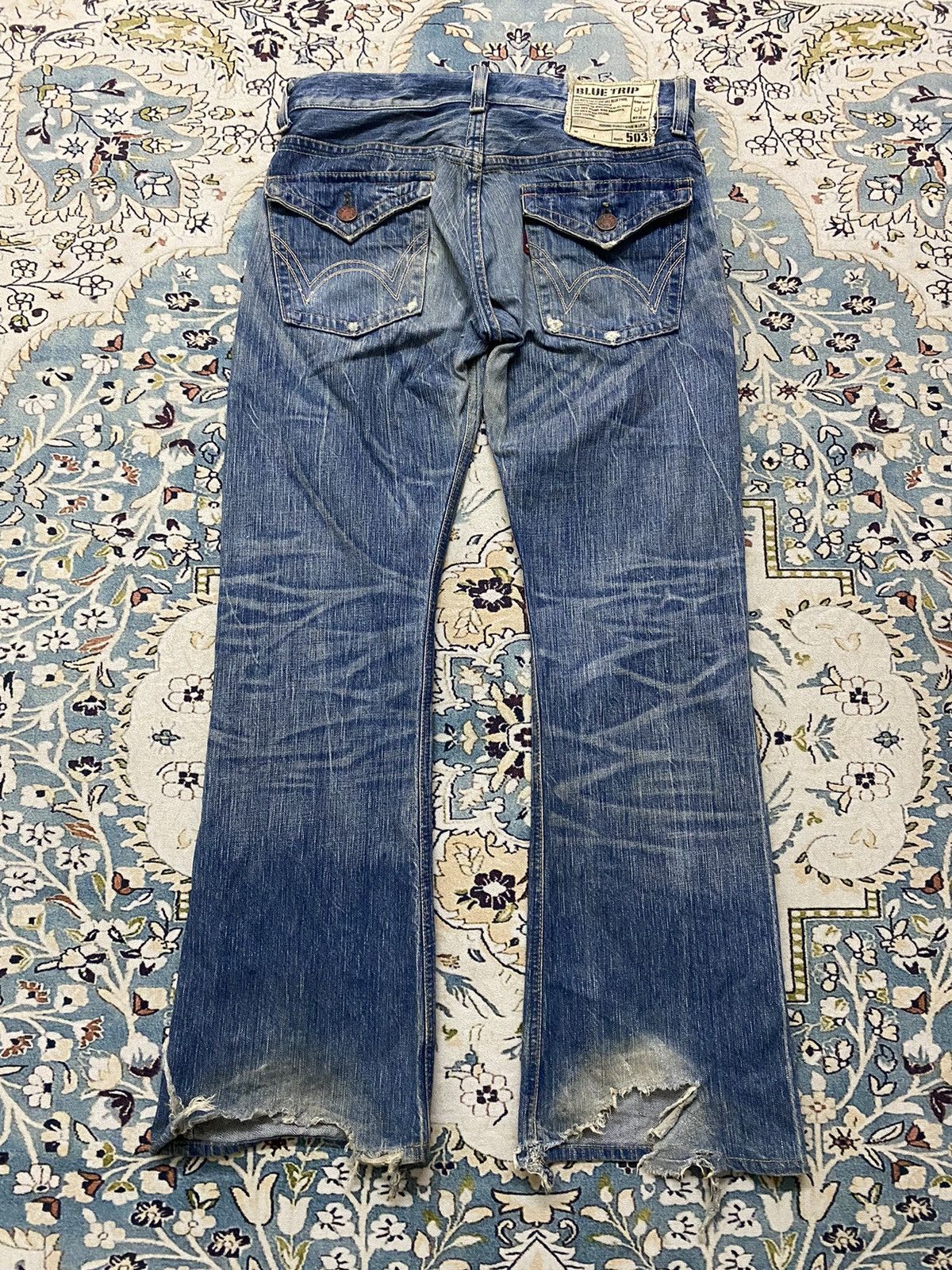 Edwin × Japanese Brand 🔥 Flared jeans X Edwin Blue Trip Size US 32 / EU 48 - 6 Thumbnail