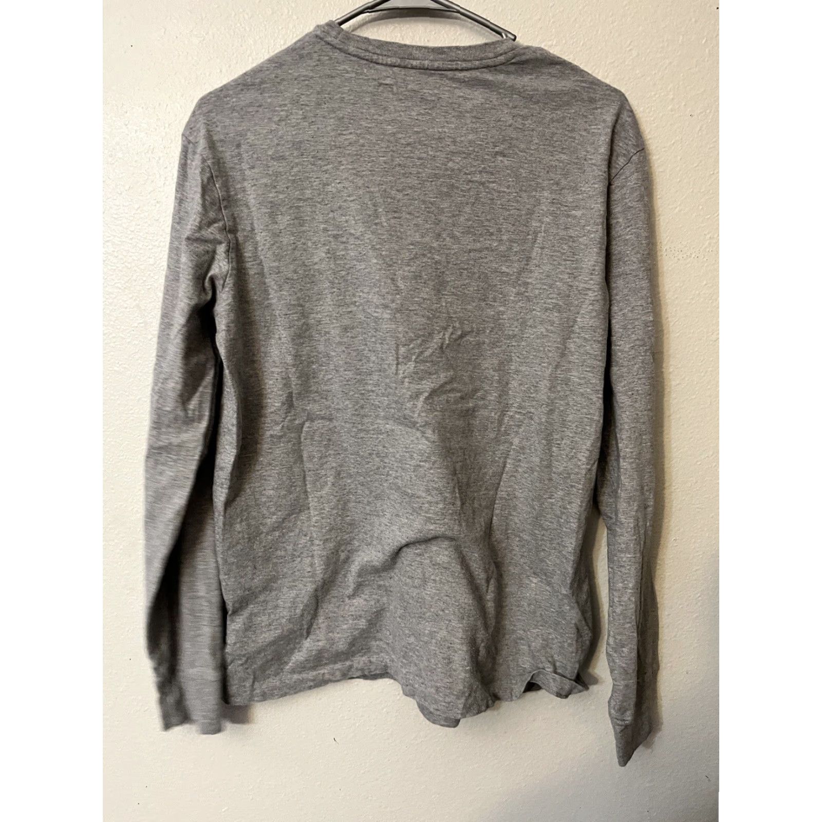 Polo Ralph Lauren Polo Ralph Lauren Tee T Shirt Mens M Gray Knit Crew Neck Long Sleeve Logo Casual Classic Size US M / EU 48-50 / 2 - 3 Thumbnail