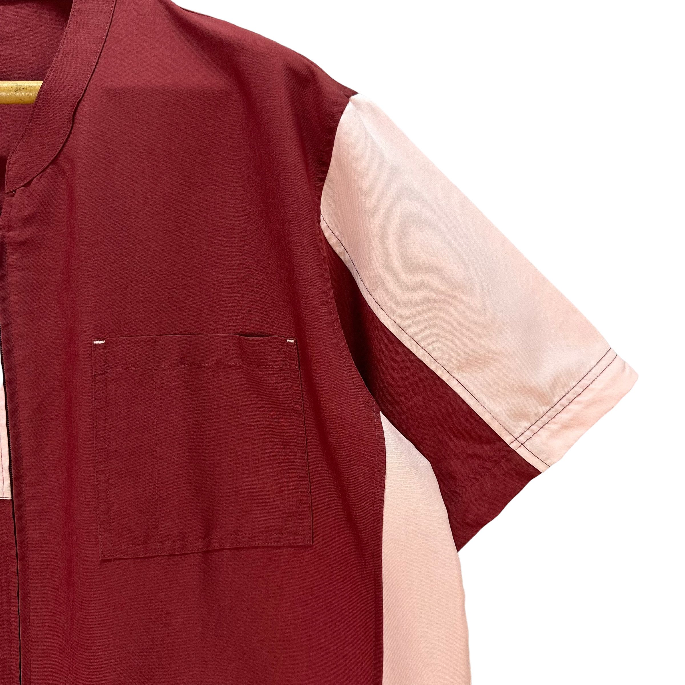 Vintage 7 ELEVEN MAROON SHORT SLEEVE UNIFORM JACKET #7548-152 Size US XL / EU 56 / 4 - 5 Thumbnail