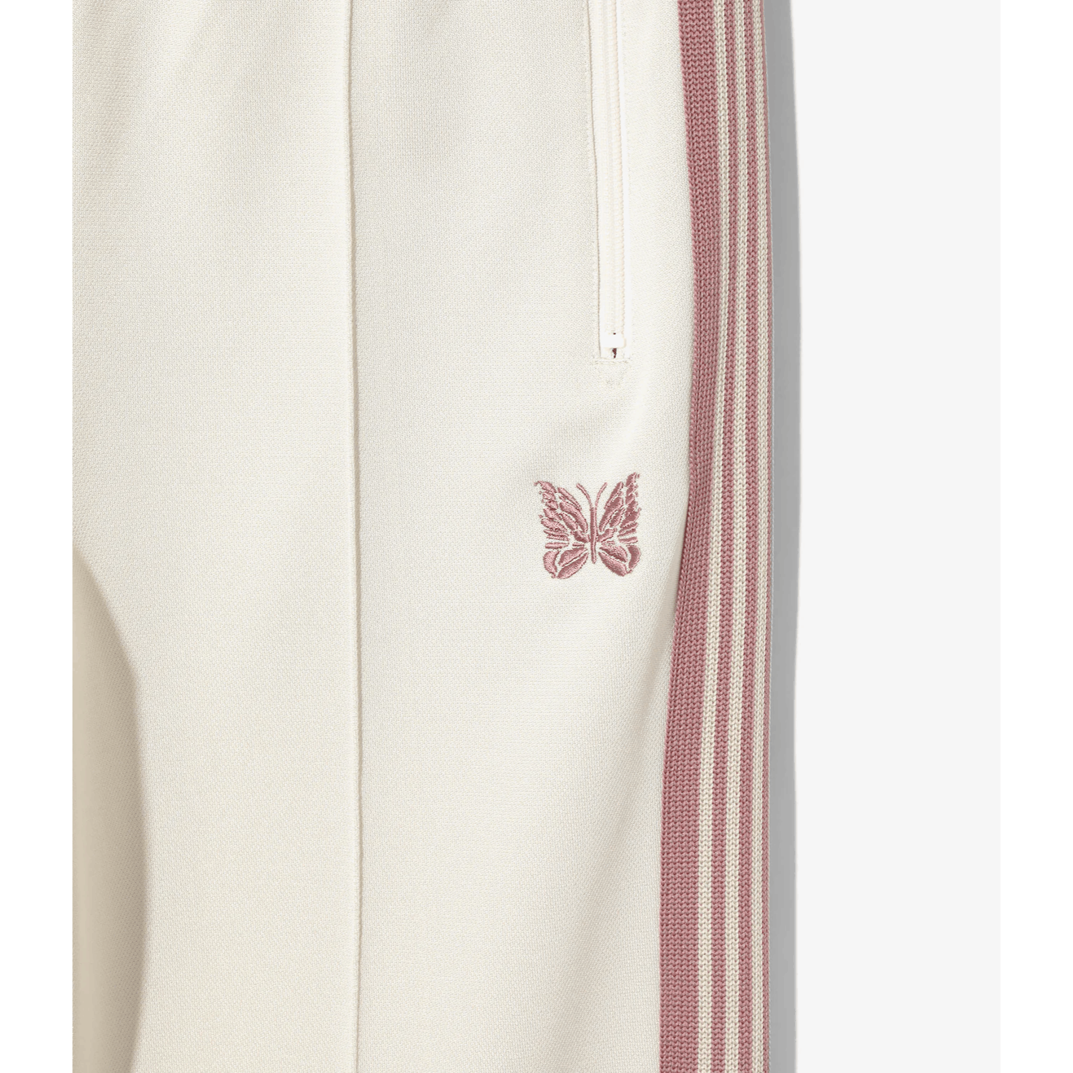 Needles NEEDLES Track Pants Light Beige Drawstring Waist Zip M Size US 36 / EU 52 - 4 Thumbnail