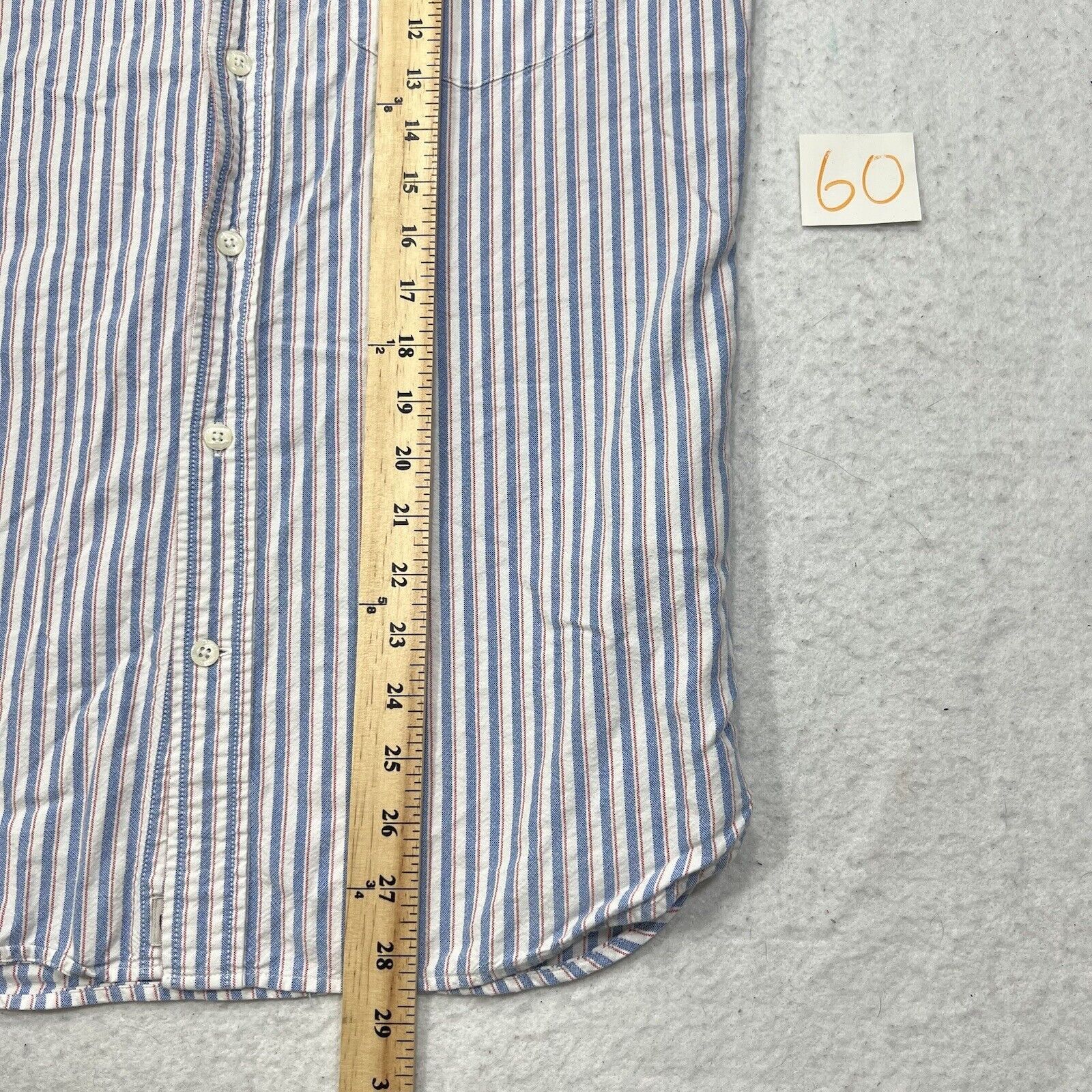 Timberland Timberland Earthkeepers Button Down Blue Striped Dress Shirt Size US S / EU 44-46 / 1 - 7 Thumbnail