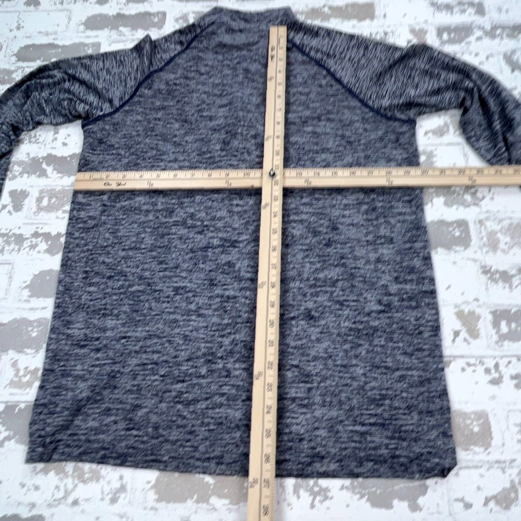 Under Armour Under Armour Shirt Men Small Heather Blue Pullover Quarter Zip Performance Tee Shirt Venturi? Size US S / EU 44-46 / 1 - 7 Thumbnail