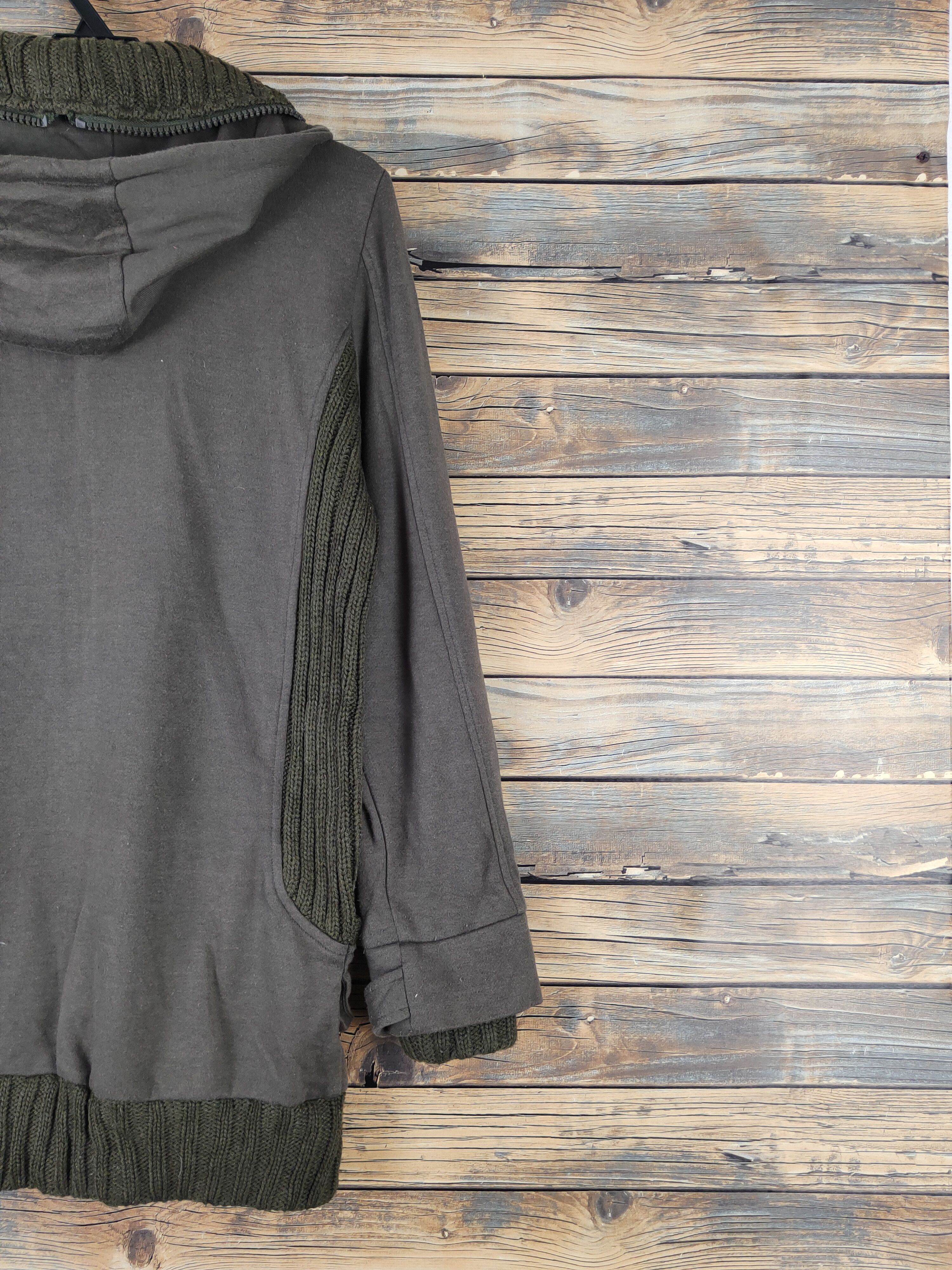 Japanese Brand Spinash Olive Hoodie Sweaters #W2017 Size M / US 6-8 / IT 42-44 - 9 Thumbnail