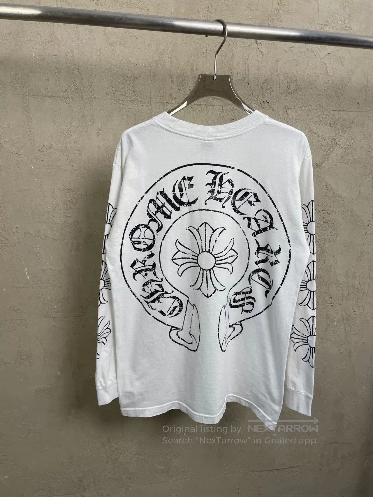 Chrome Hearts Chrome Hearts White Long Sleeve T. Size US M / EU 48-50 / 2 - 2 Thumbnail