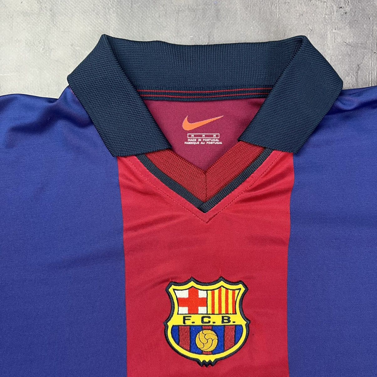 Nike Rare! Barcelona Nike Soccer Jersey Shirt 00s Vintage Size US M / EU 48-50 / 2 - 8 Thumbnail