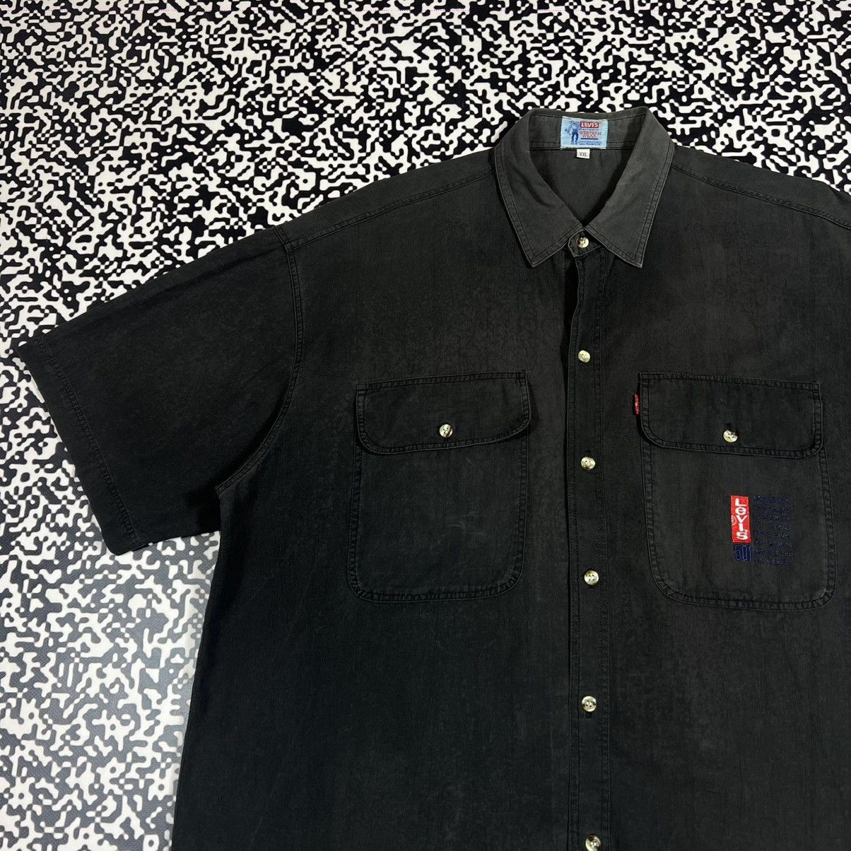 Levi's Vintage Clothing Vintage 80s Levis Western Shirt Faded Retro Casual Rare 90s Size US XXL / EU 58 / 5 - 4 Thumbnail