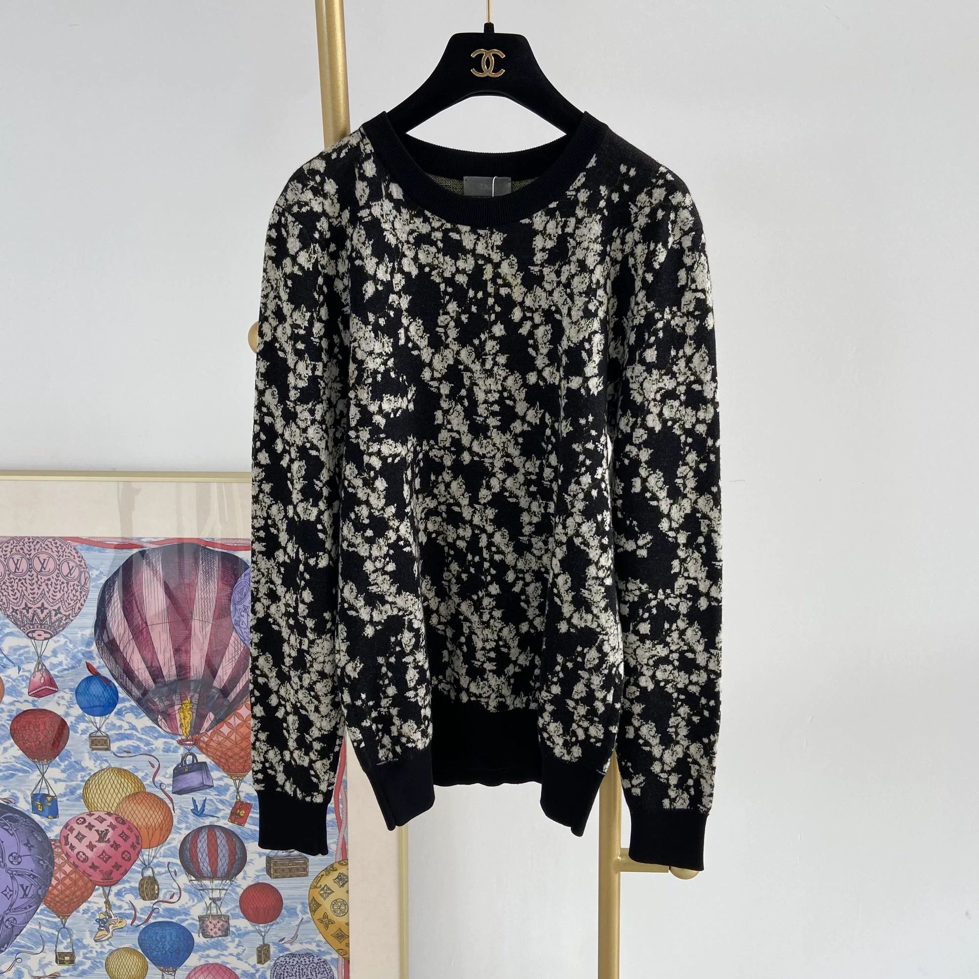 Dior Dior All-Over Print Crewneck Sweatshirt S Size S / US 4 / IT 40 - 1 Thumbnail