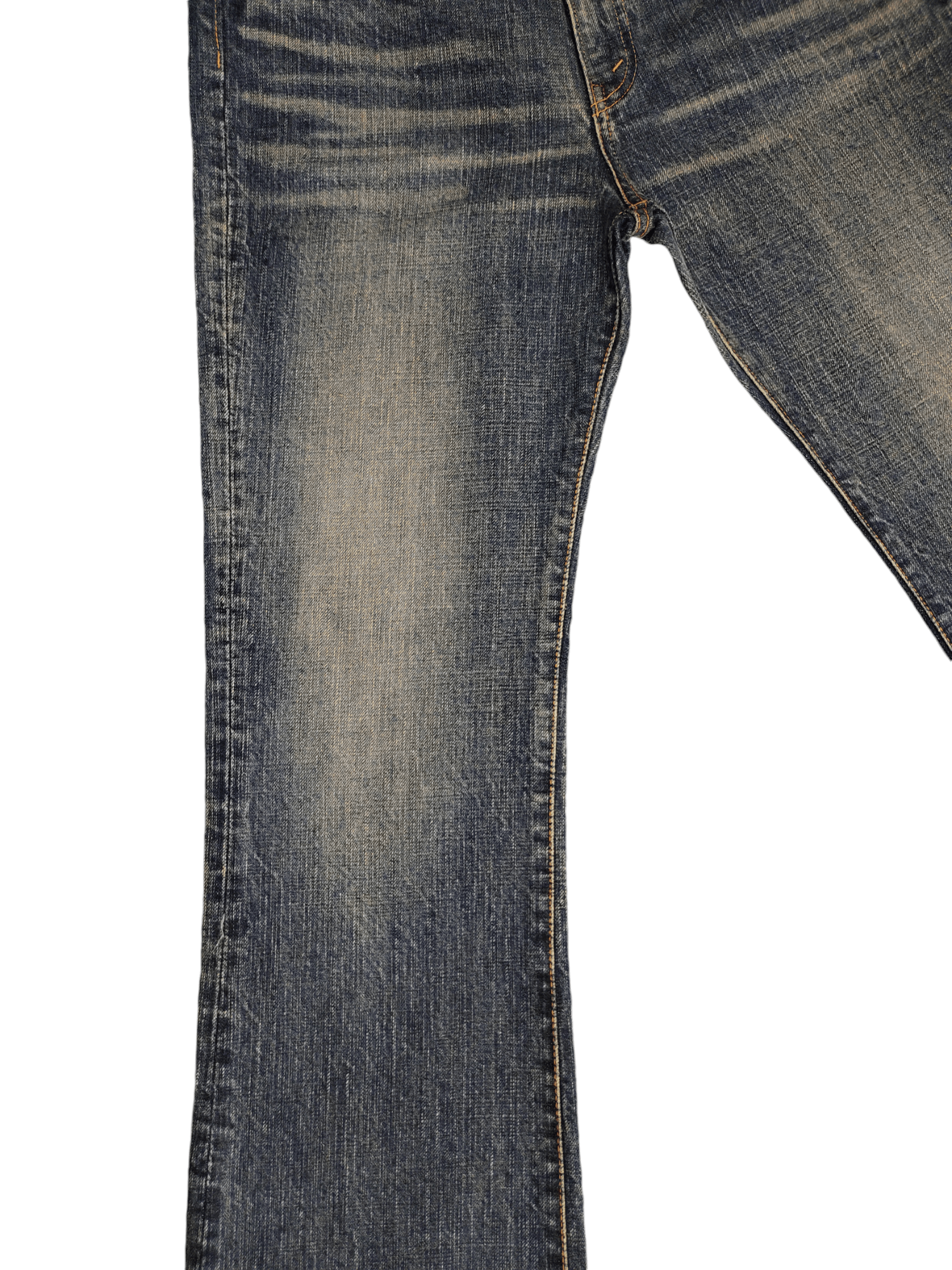 Pherrow's Flare Jeans Stormy Blue Pherrow Clawmark Faded Denim Bootcut Size US 30 / EU 46 - 6 Thumbnail