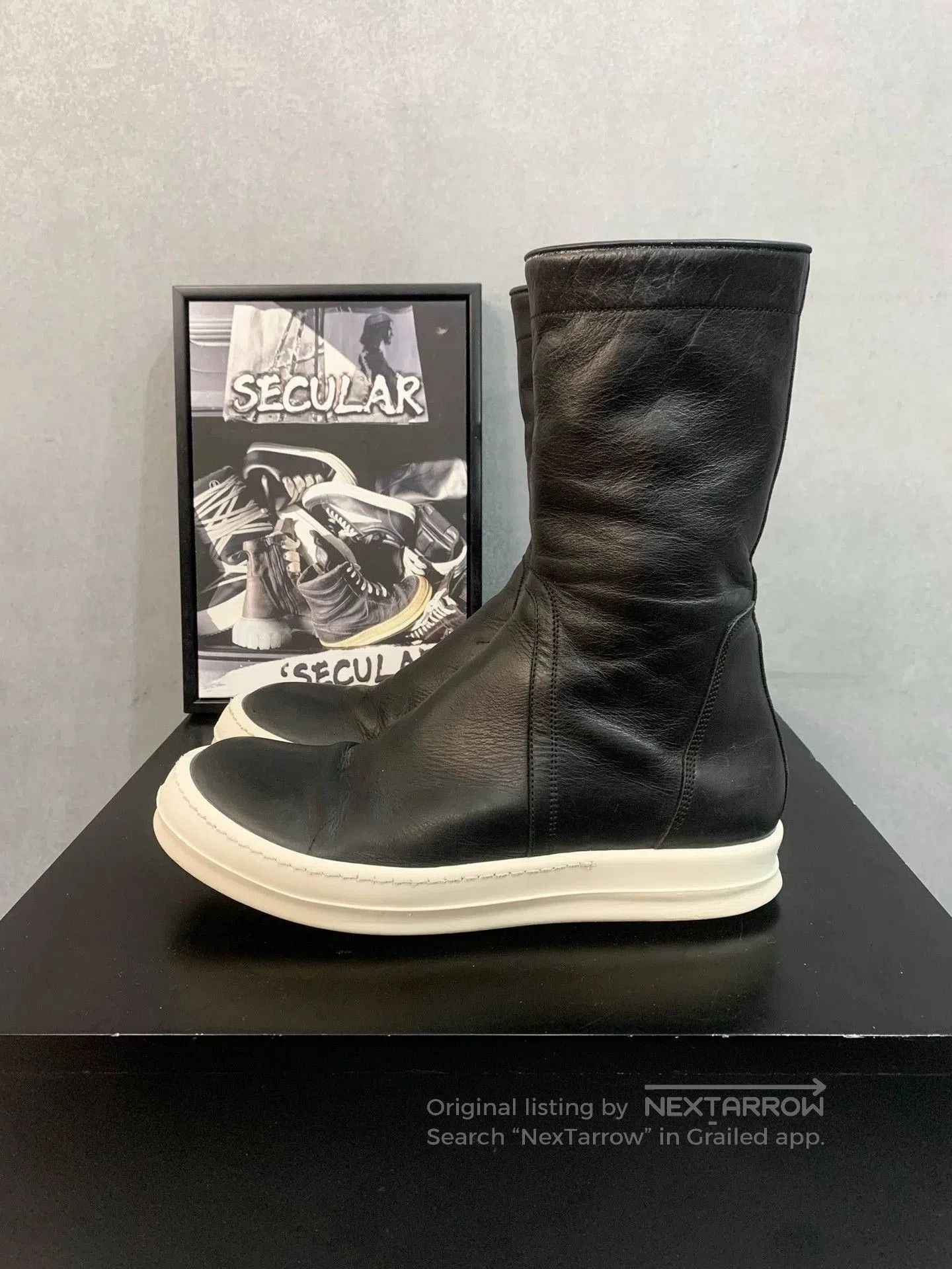 Rick Owens Rick Owens RO Leather Creeper Boots . Size US 7 / EU 40 - 2 Thumbnail