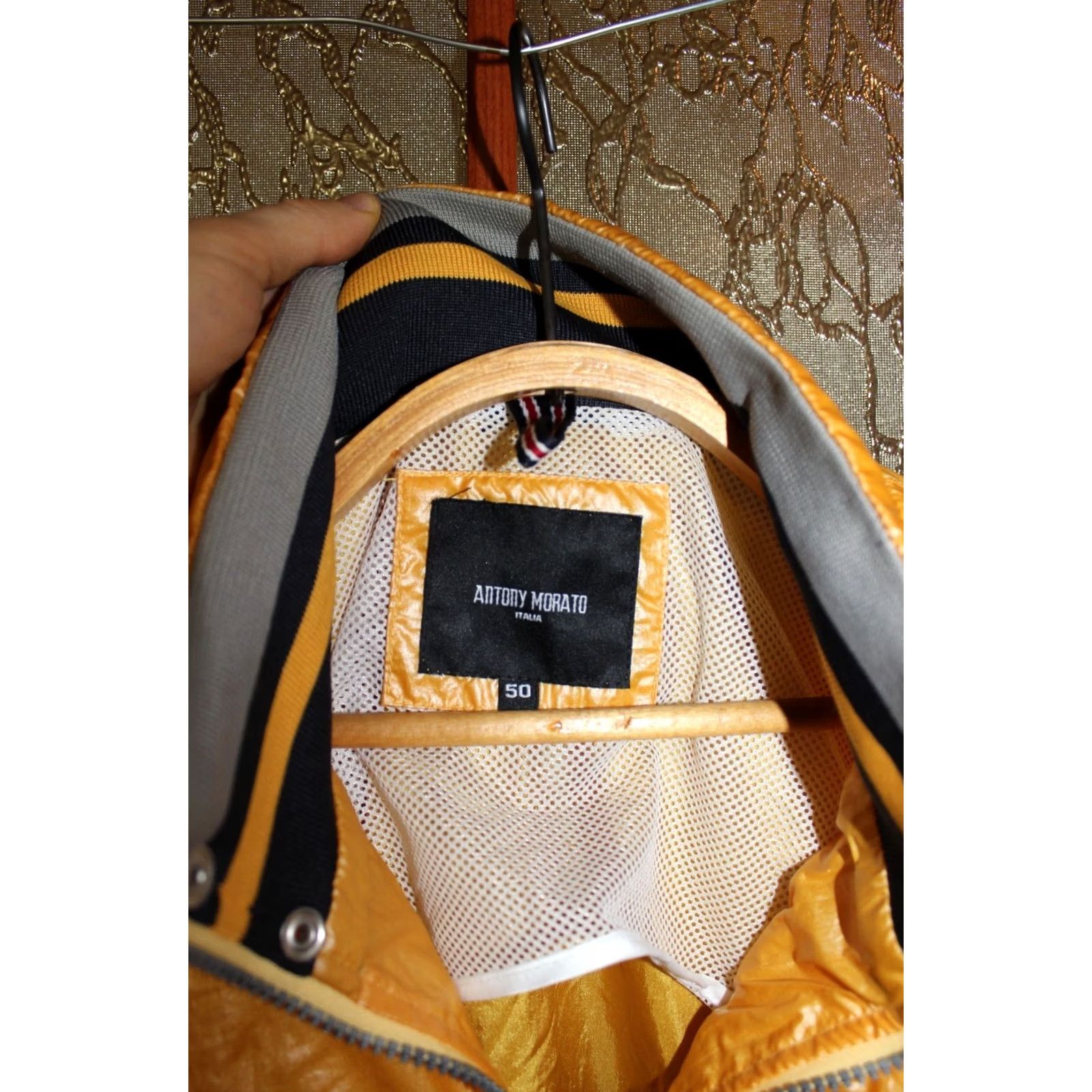 Antony Morato VINTAGE Antony Morato Wind Track jacket Yellow Brown - size 50 Mens Jacket Size US M / EU 48-50 / 2 - 4 Thumbnail