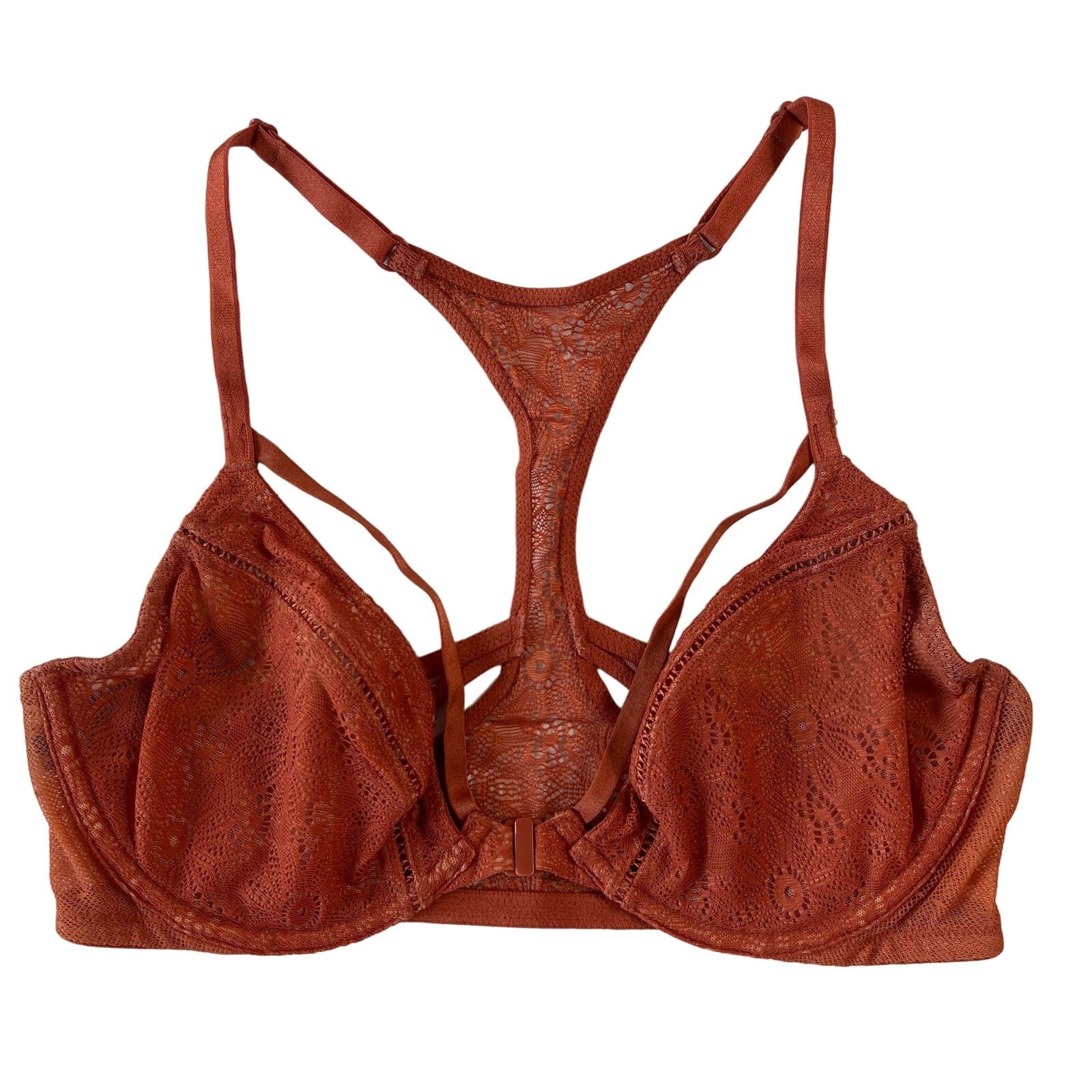 Soutien-gorge Victoria's Secret Demi - Taille 34C, Couleur Vert Néon/jaune, Occasion Très Bon état