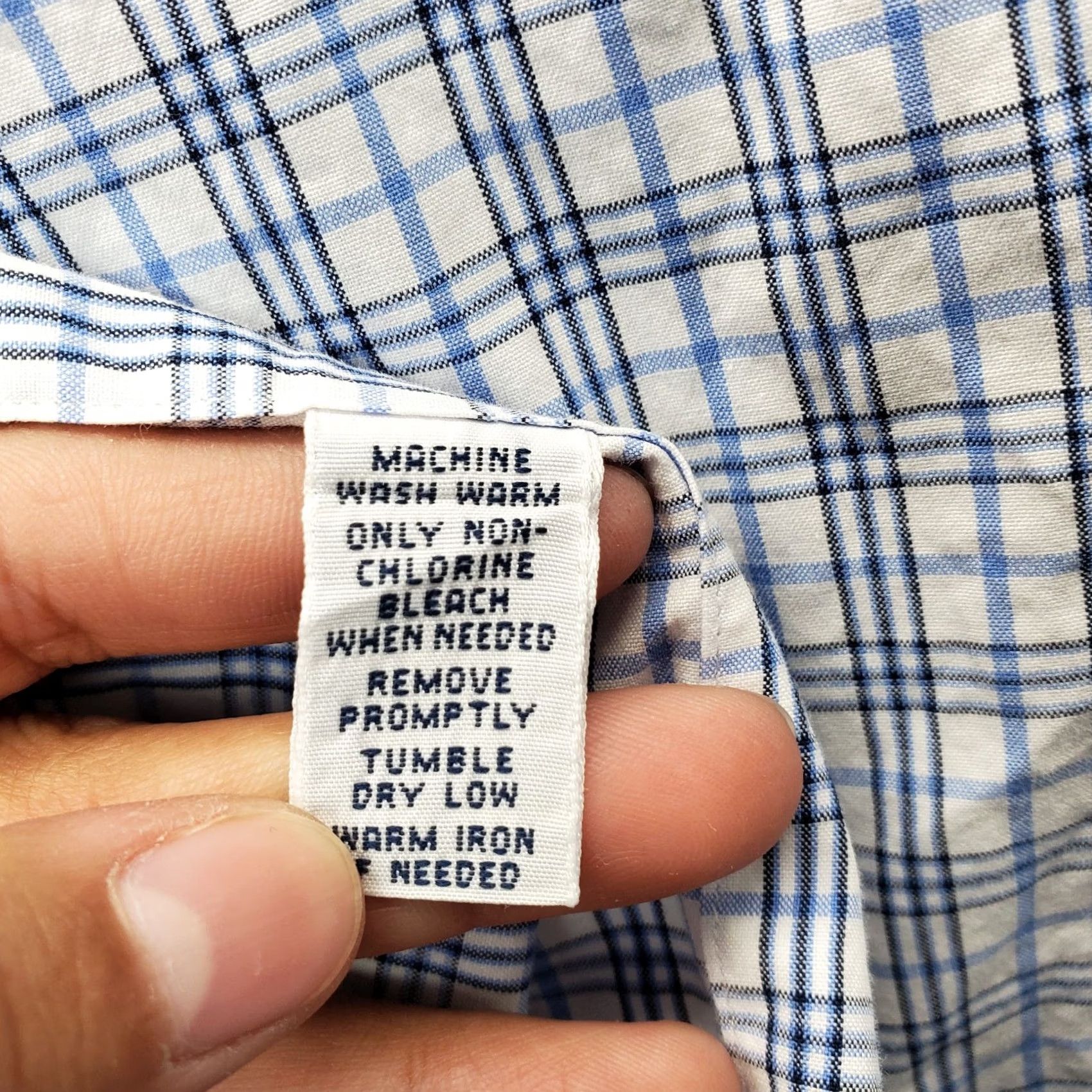 Ralph Lauren VINTAGE Ralph Lauren Dress Shirt Mens XL Multi Plaid Pony Logo Button Down Size 46R - 6 Thumbnail