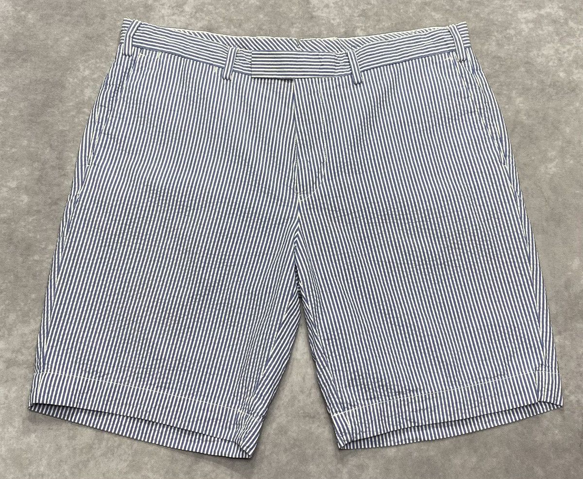 Polo Ralph Lauren 90’s Vintage Polo Ralph Lauren Striped Shorts Size US 35 - 1 Thumbnail