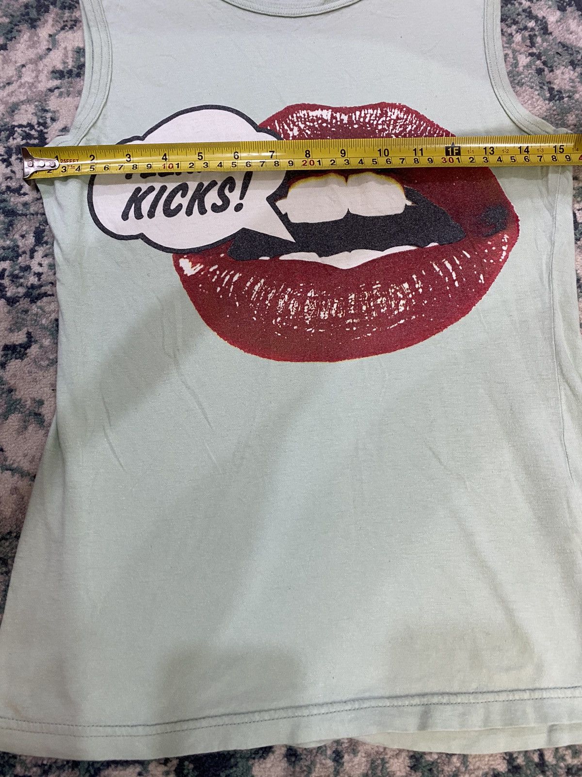 Hysteric Glamour Hysteric Glamour Teenage Kicks ! Tank Tope Sleeveless Size S / US 4 / IT 40 - 8 Thumbnail