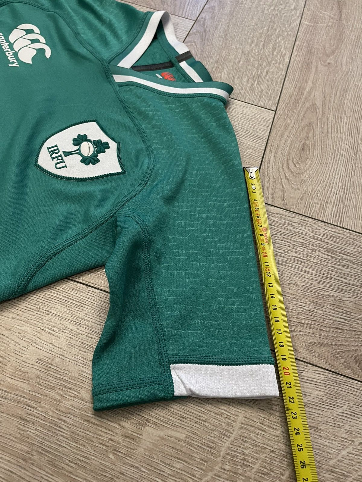 Canterbury of New Zealand Genuine Ireland IRFU Home Mens Rugby Pro Jersey Size US S / EU 44-46 / 1 - 12 Thumbnail