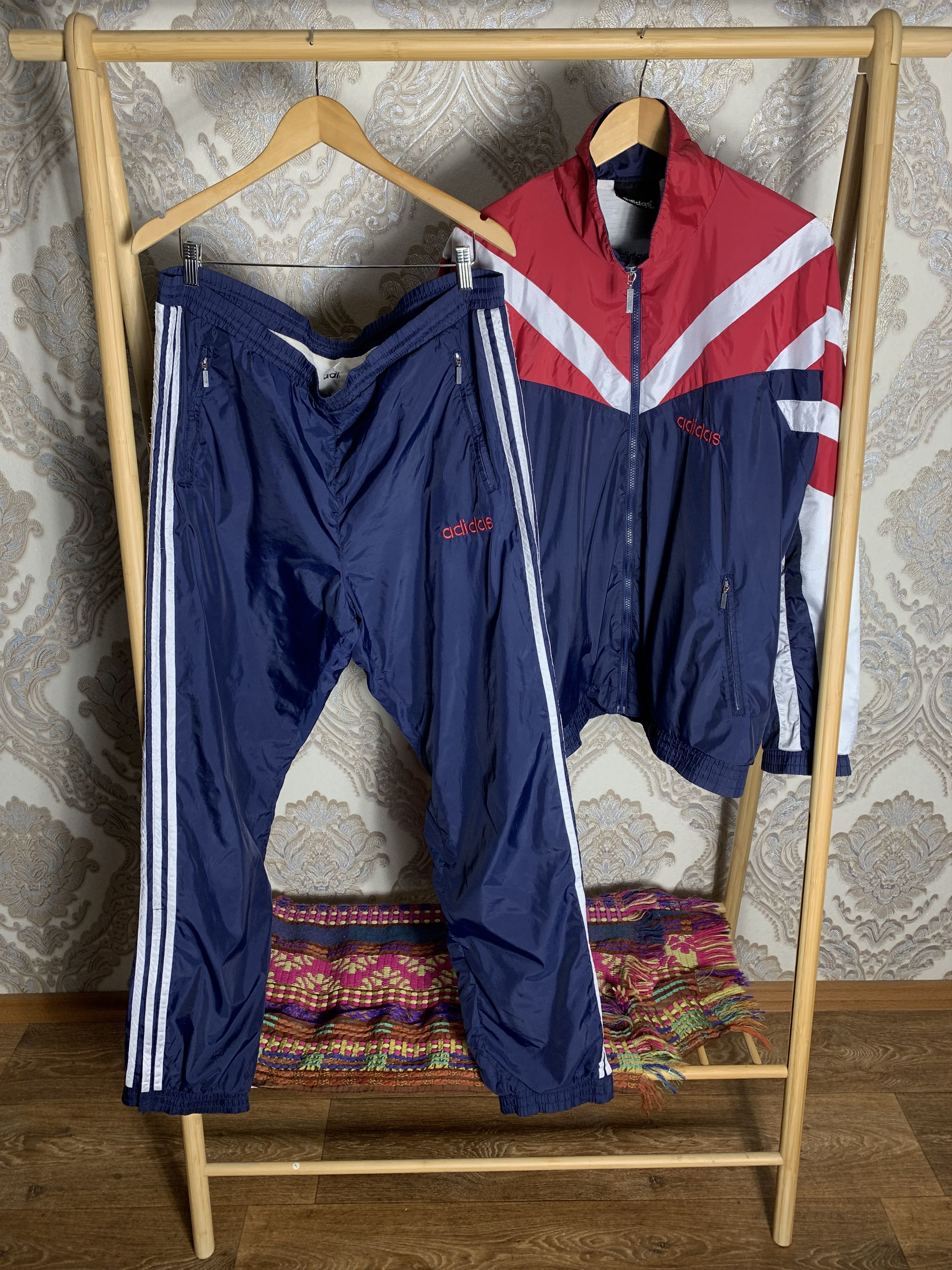 Vintage VERY RARE ADIDAS ORIGINAL EQUIPMENT RETRO SUIT CASUAL Y2K Size US L / EU 52-54 / 3 - 1 Thumbnail