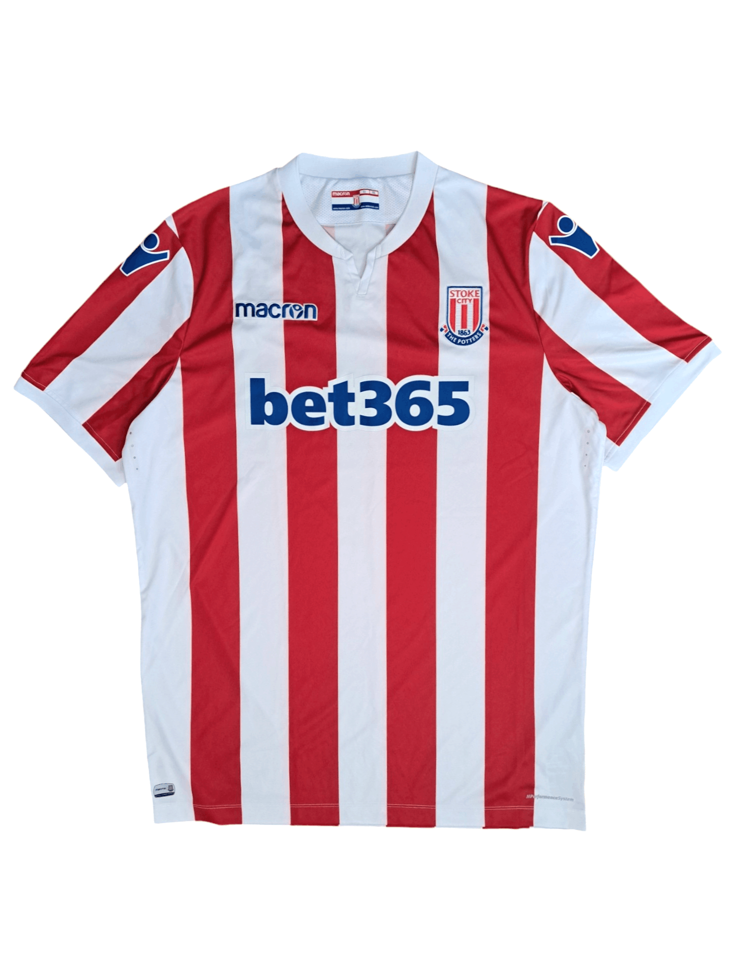 Macron Macron Stoke City season 2018/19 Home Size US XXL / EU 58 / 5 - 1 Thumbnail