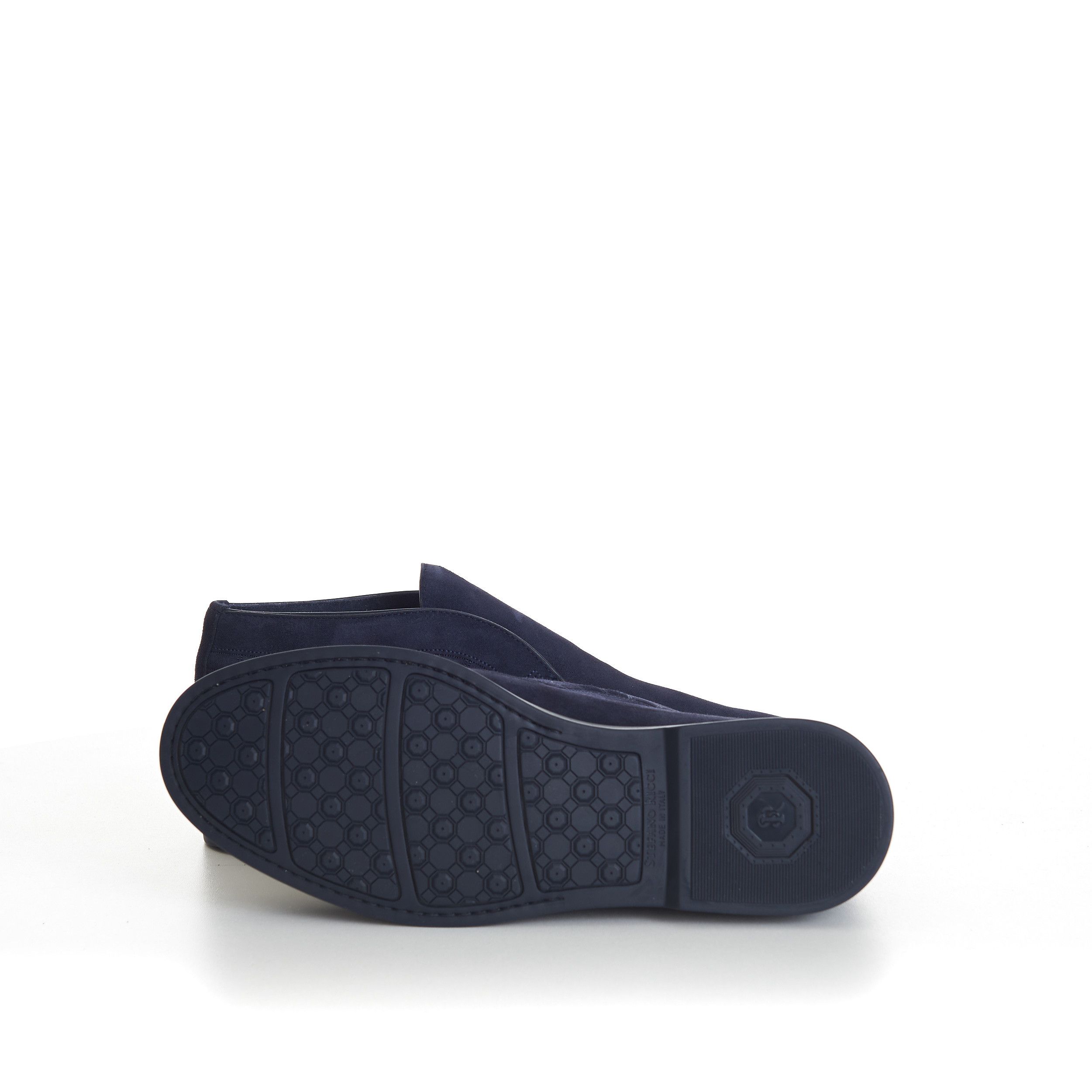 Stefano Ricci Blue Ankle Suede Loafers With Rubber Soles Size US 9 / EU 42 - 10 Thumbnail