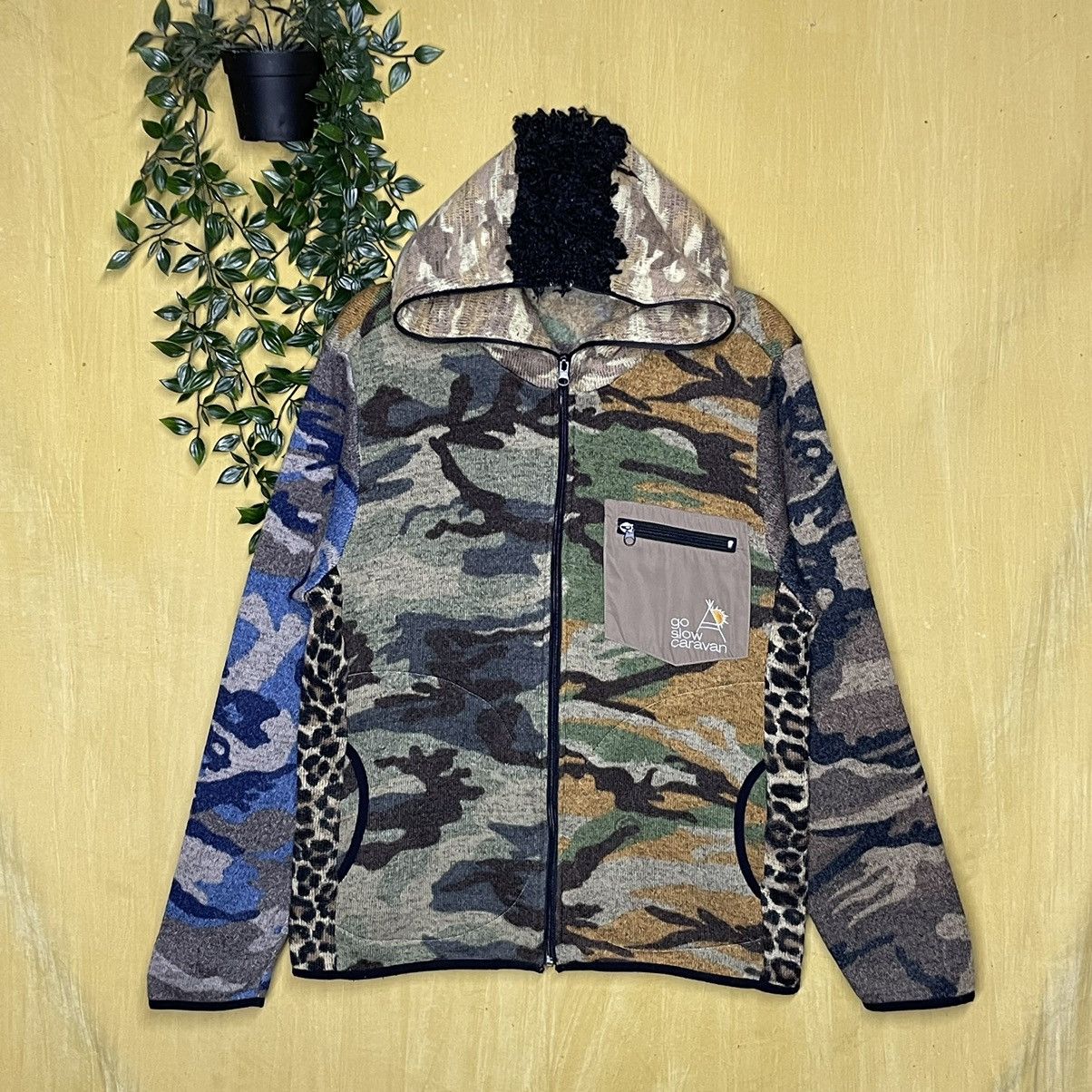 go slow caravan Rarely! Go Slow Caravan Mohock Fullzipper Hooded Jacket Size US M / EU 48-50 / 2 - 3 Thumbnail