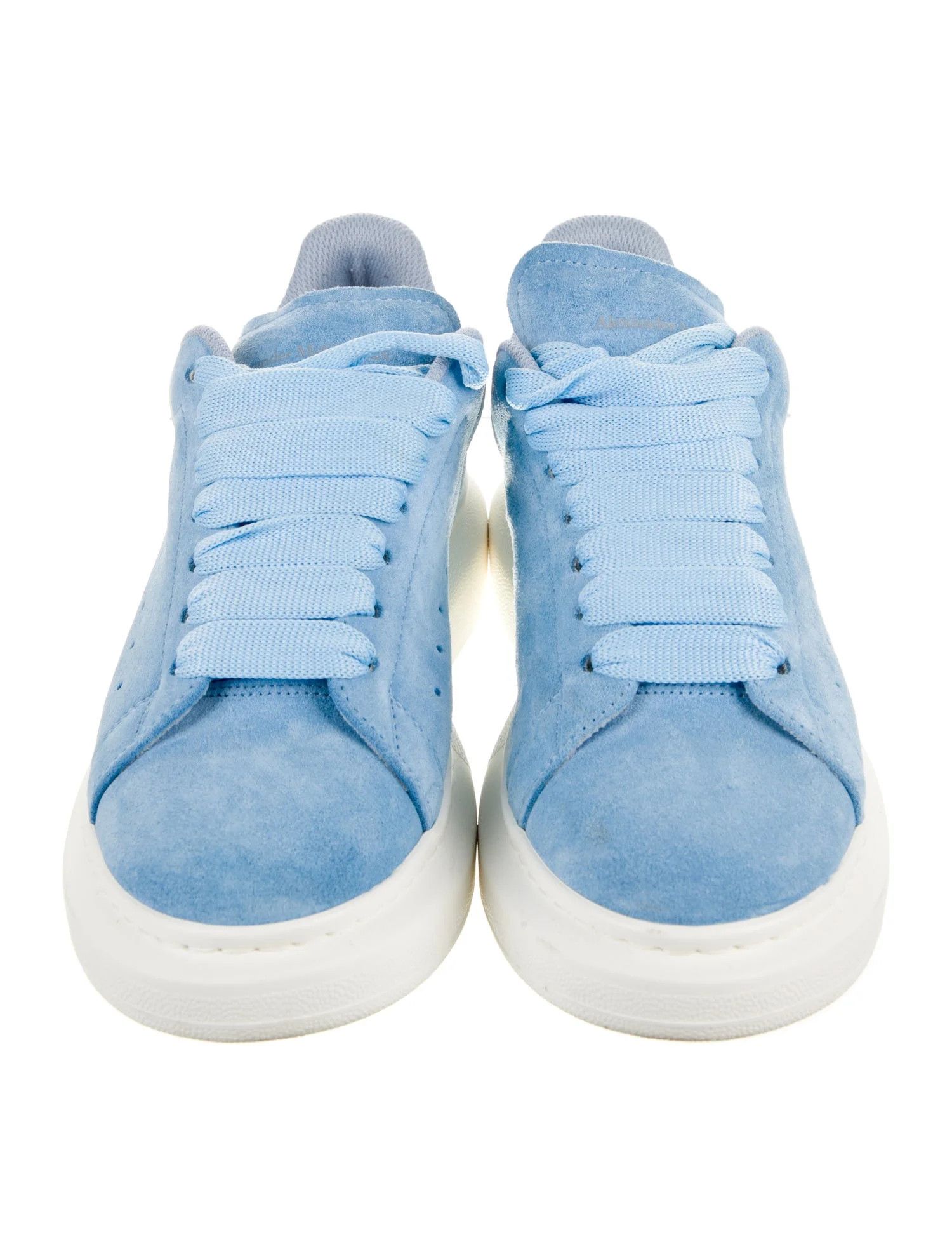 Alexander McQueen o1w1db10925 Leath S Rubb Sneaker in Powder Blue Size US 8.5 / IT 38.5 - 3 Thumbnail