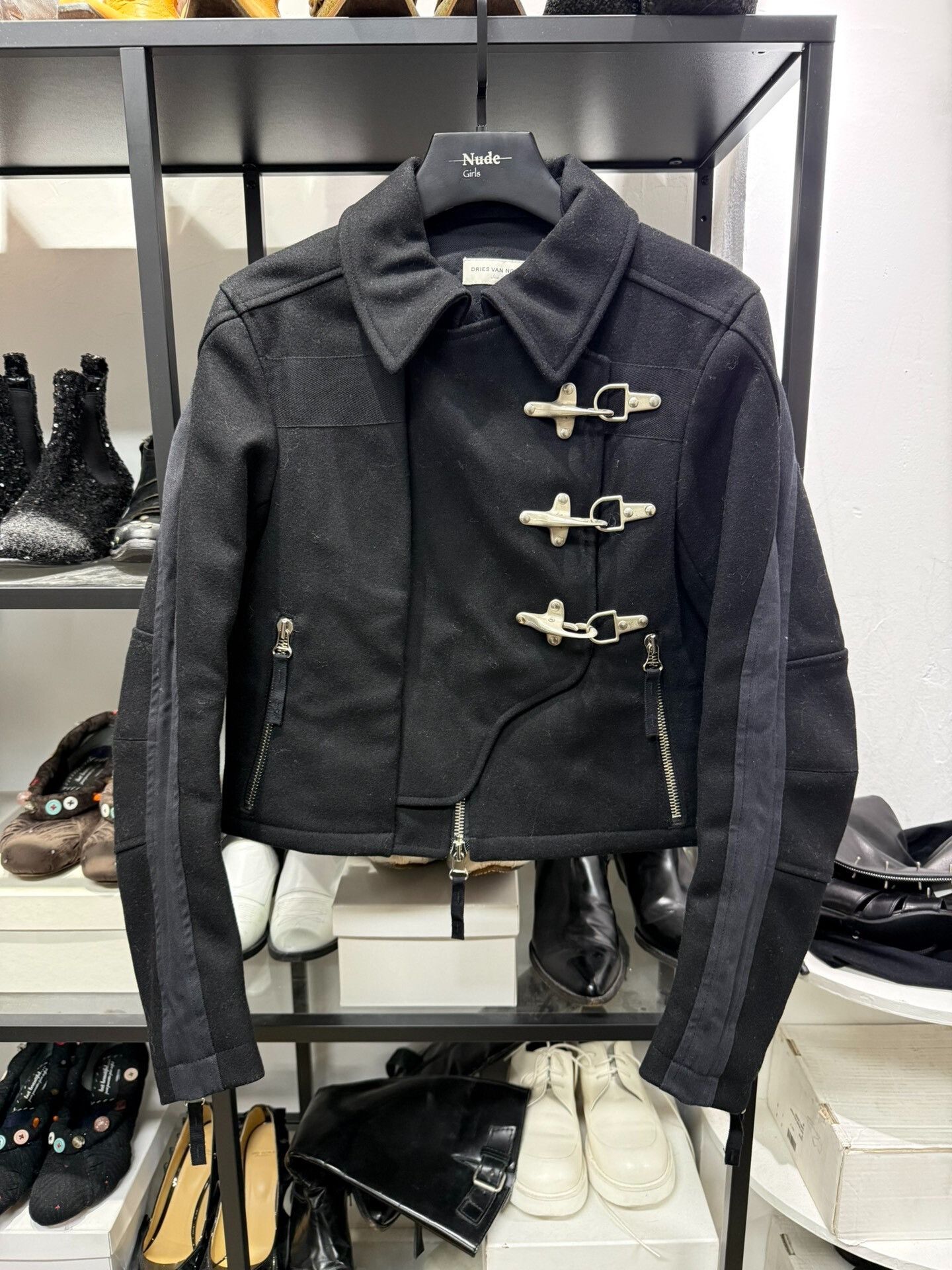 Dries Van Noten Dries Van Noten Airplane Buckle Short Jacket Size US M / EU 48-50 / 2 - 1 Thumbnail