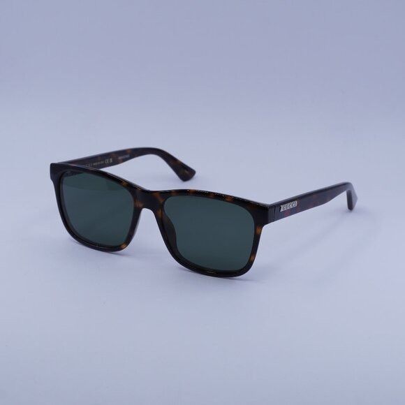 Gucci Gucci GG0746S 003 Sunglasses Havana Square Frame, Green Size ONE SIZE - 1 Thumbnail