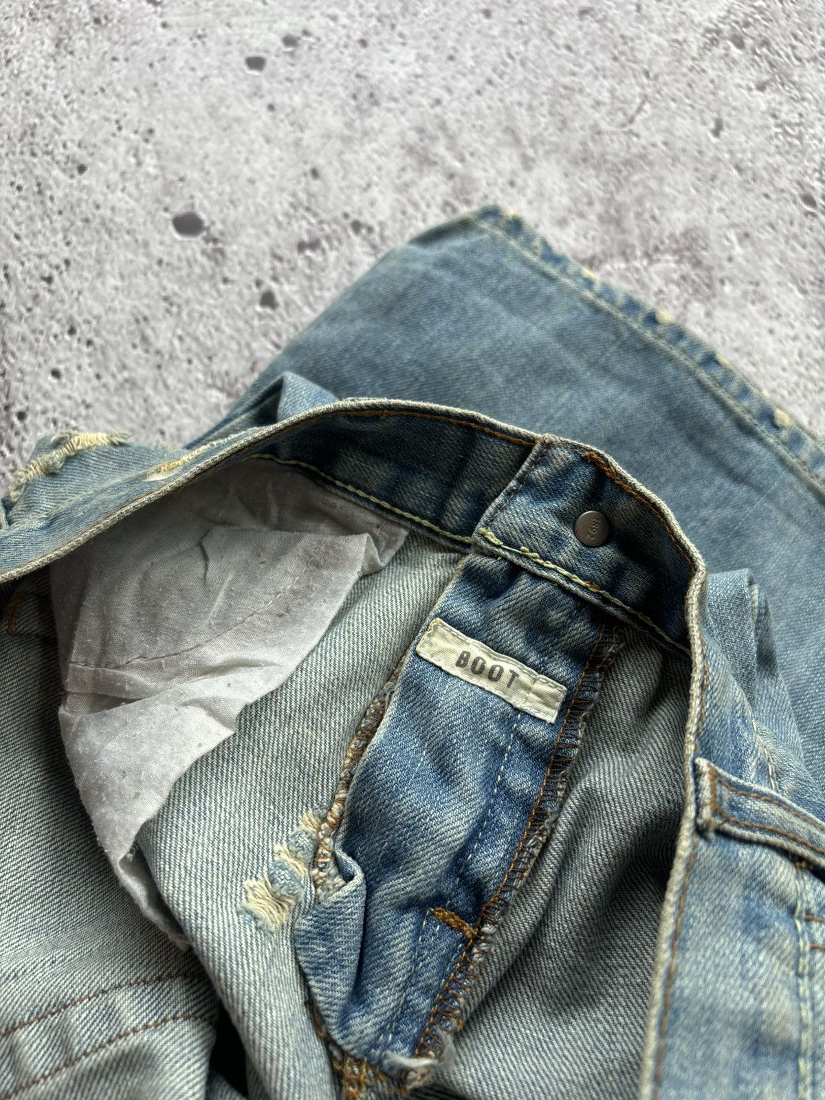 Hysteric Glamour 2000's Flare Abercrombie Distressed Denim bootcut Size US 31 - 10 Thumbnail