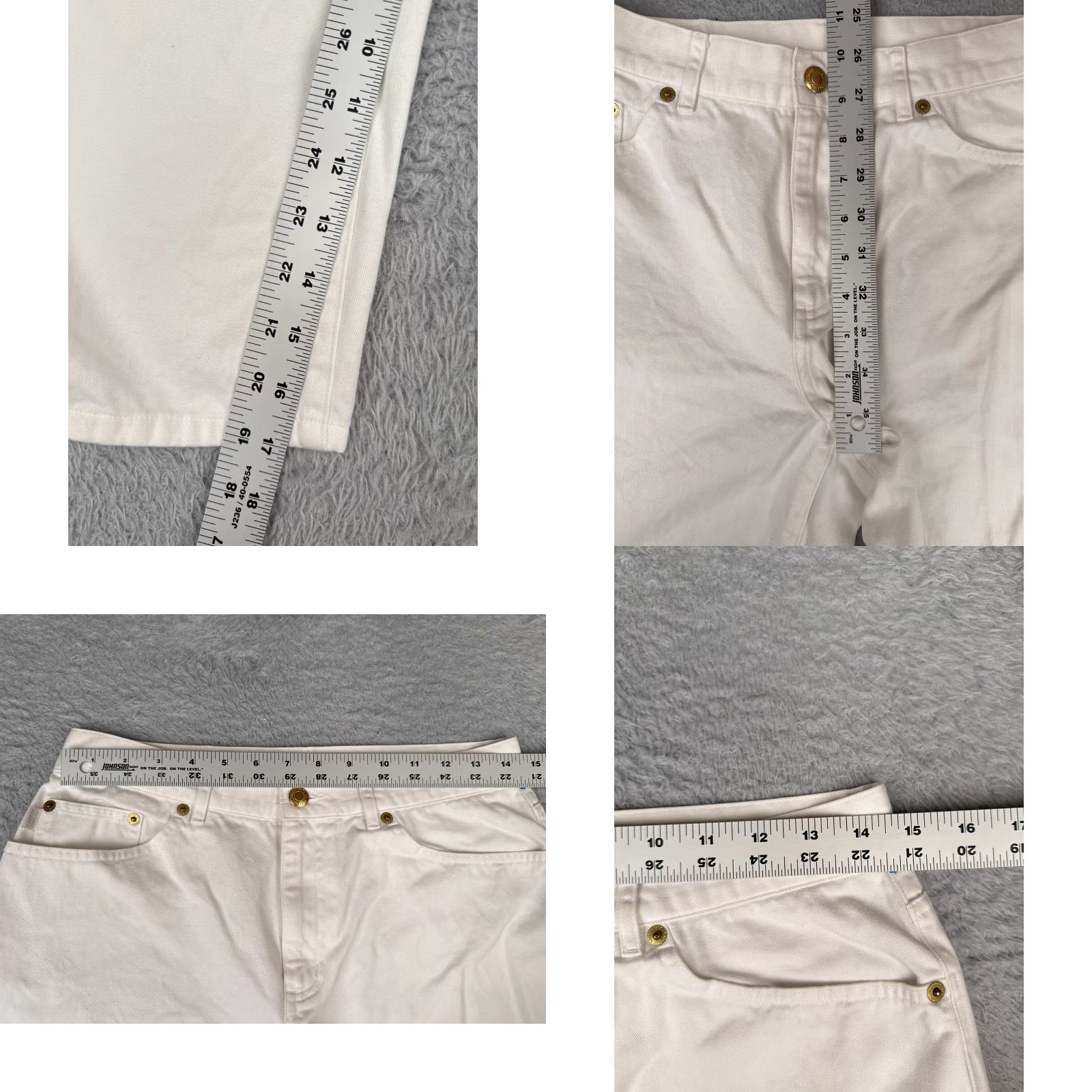 Ralph Lauren Lauren Ralph Lauren Jeans Women 8P White Denim Capri Crop 28 Size 30" / US 8 / IT 44 - 8 Thumbnail