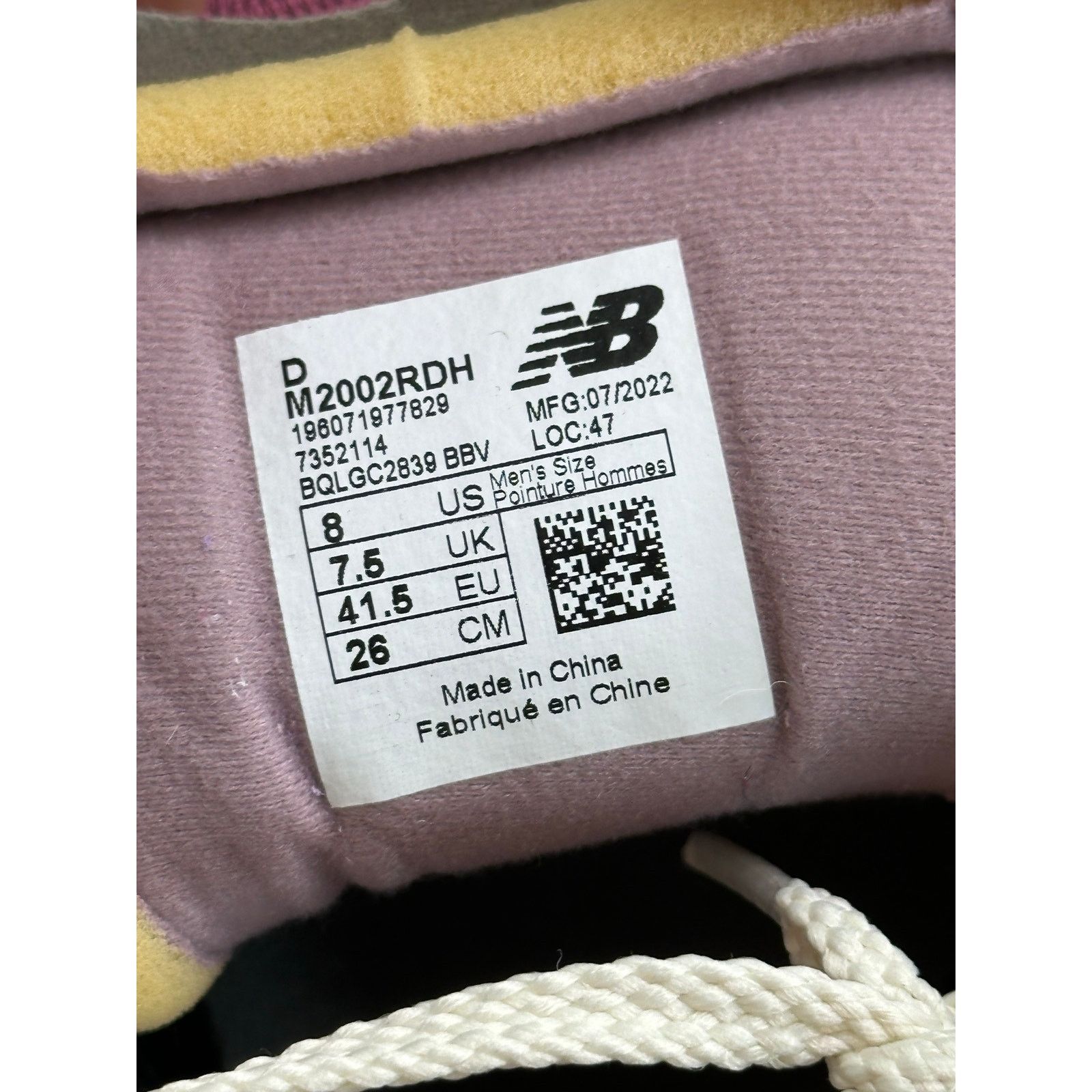 New Balance New Balance 2002R Protection Pack Pink - Size 8M - NEW Size US 8 / EU 41 - 8 Thumbnail
