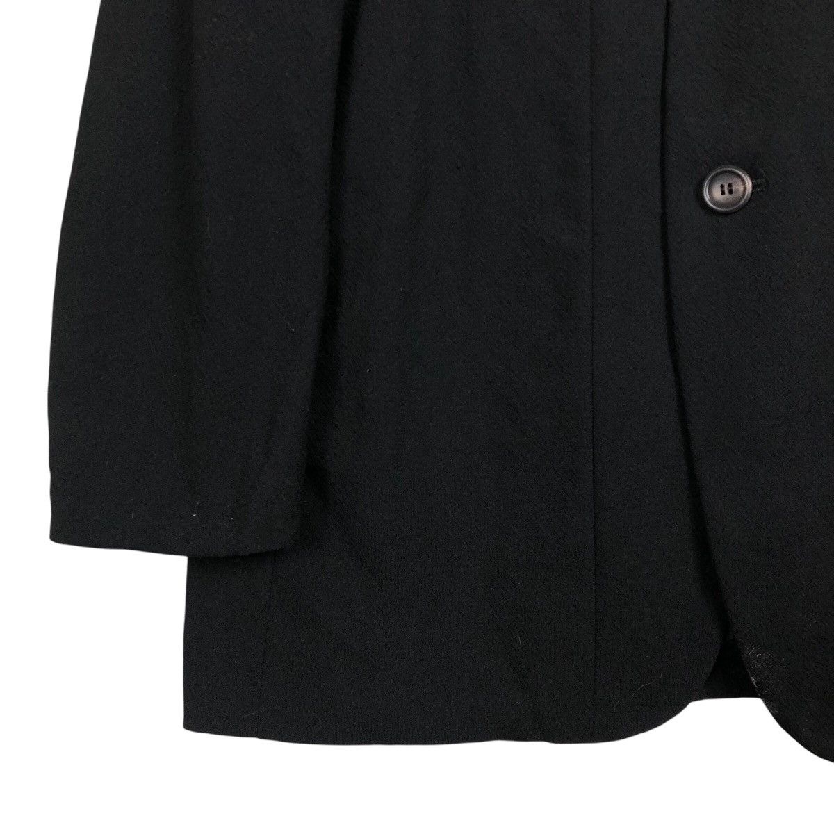 Issey Miyake Vintage Issey Miyake Men S/S 2009 Mandarin Collar Wool Coat Size US L / EU 52-54 / 3 - 4 Thumbnail