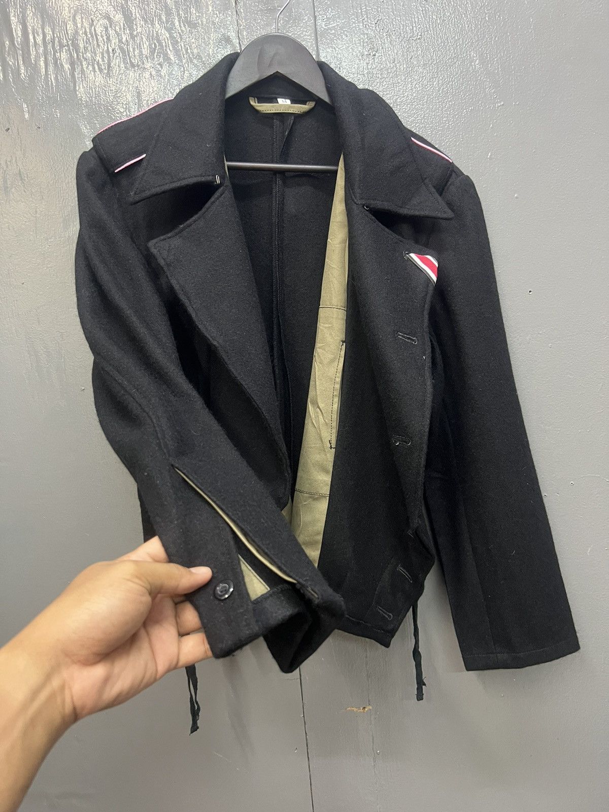 Vintage Vintage Wool Jacket Army Style Size US M / EU 48-50 / 2 - 8 Thumbnail