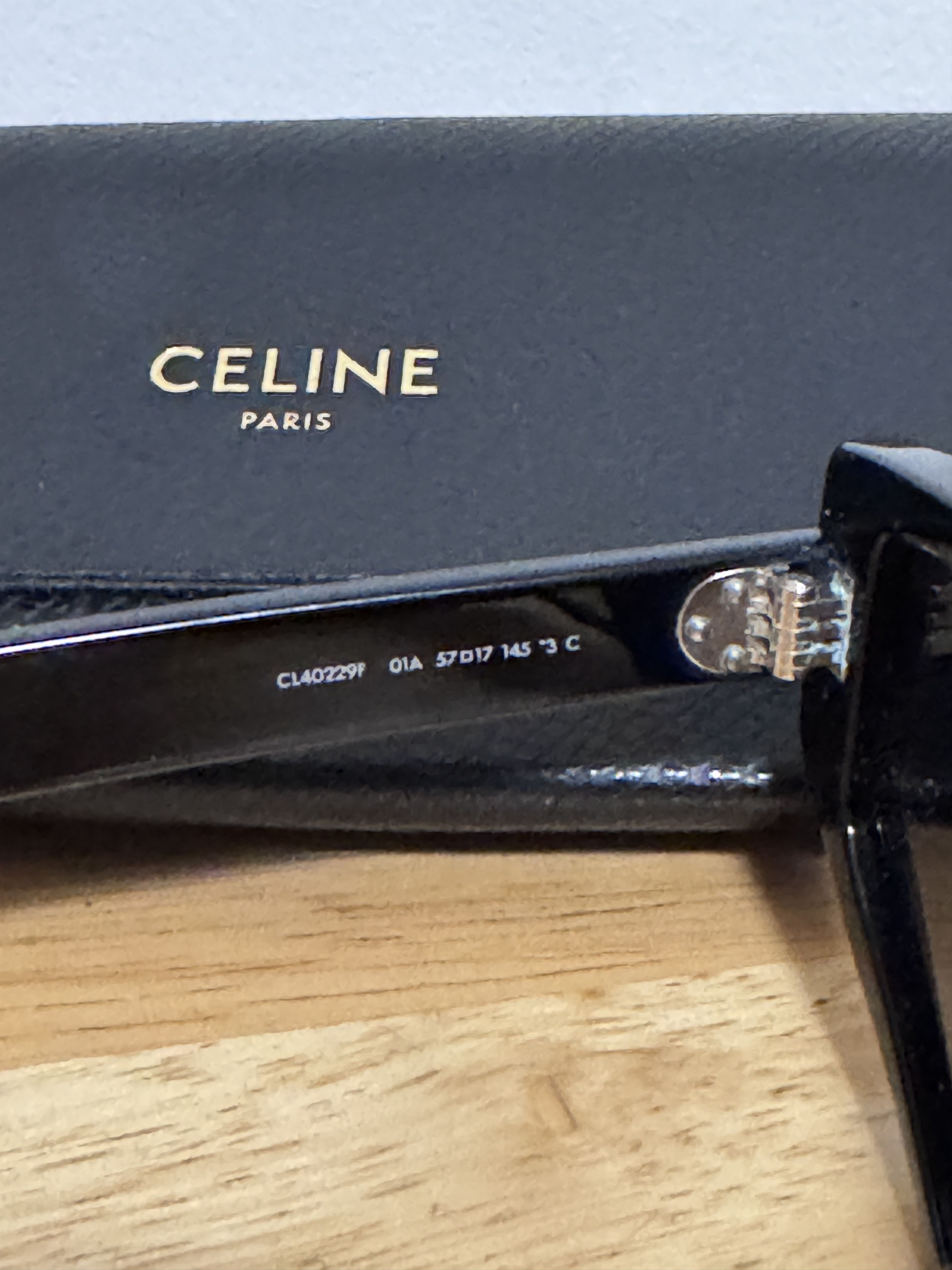 Celine Celine CL40229F Black Angular Geometric Sunglasses Size ONE SIZE - 5 Thumbnail