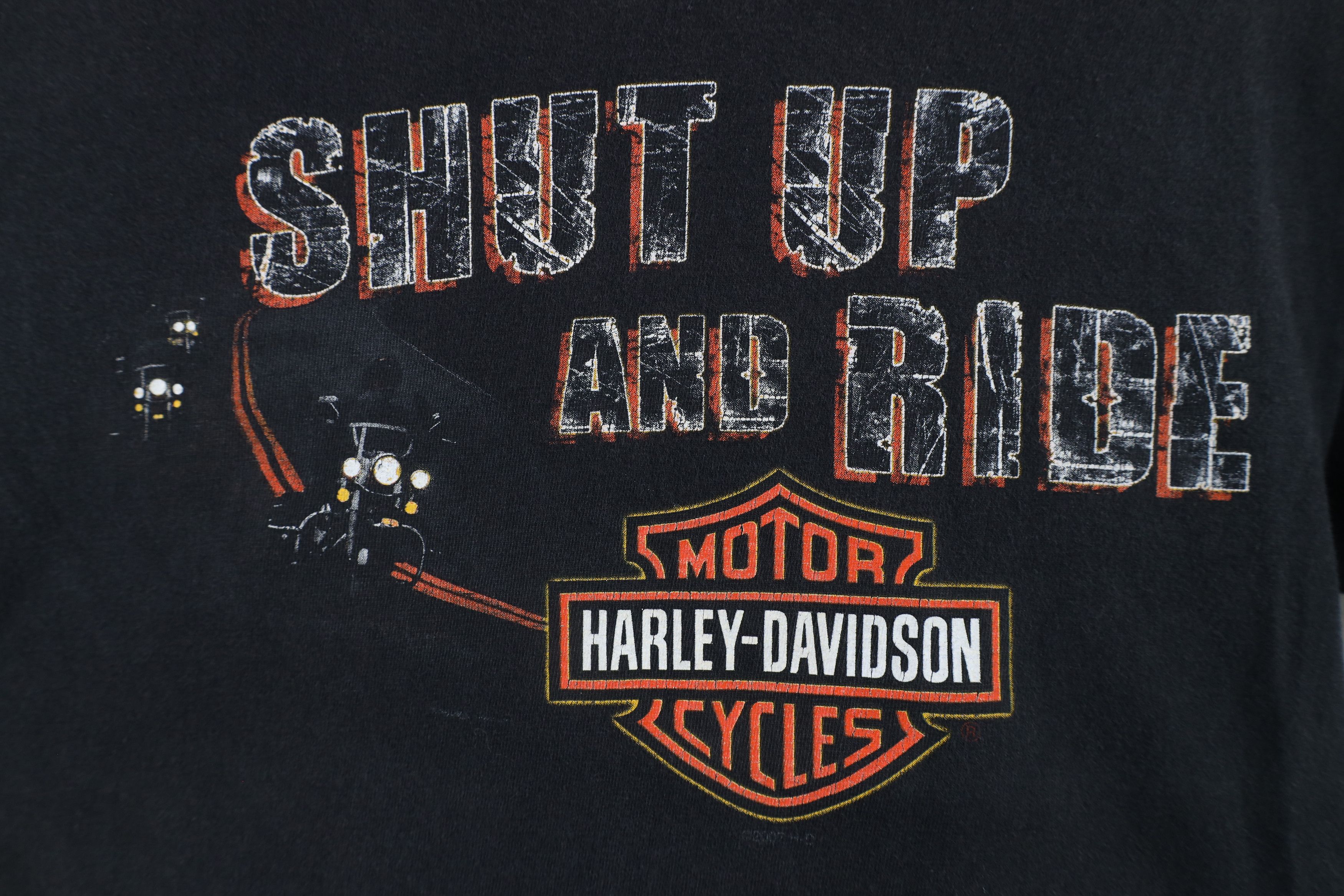 Harley Davidson × Vintage Vintage Y2K Harley Davidson Cedar Point T-Shirt Black USA Size US S / EU 44-46 / 1 - 4 Thumbnail