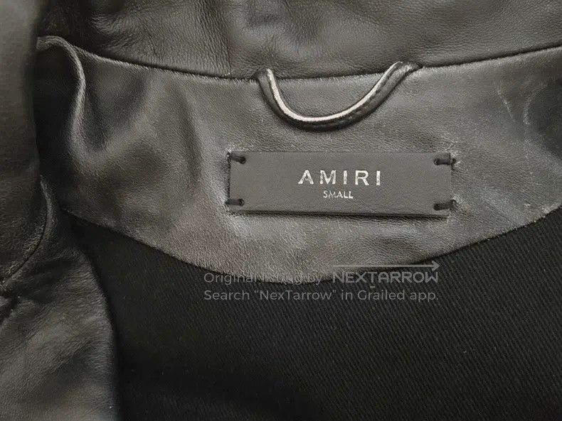 Amiri Amiri Out-dog-toothed vampire leather jacket Size US S / EU 44-46 / 1 - 3 Thumbnail