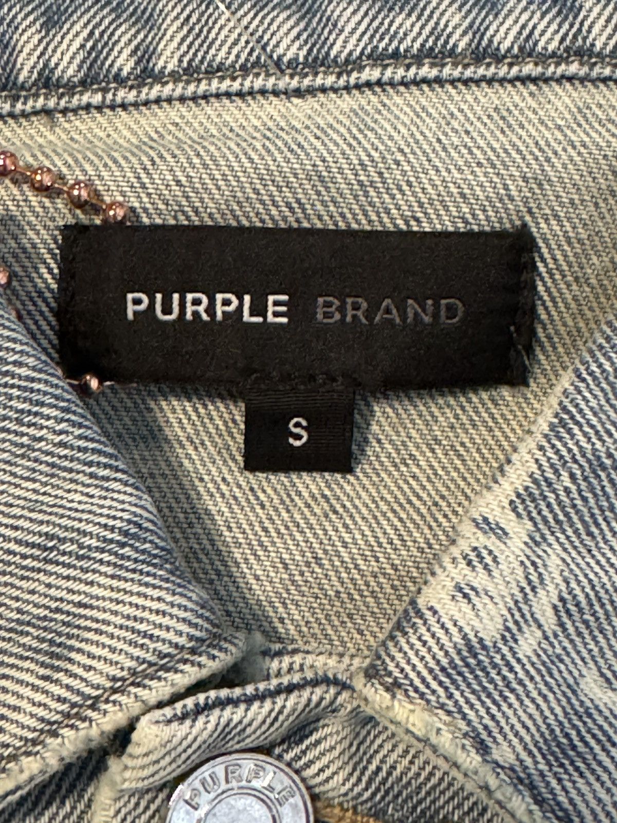 Purple Brand Purple Brand Monogram Oversized Indigo Jacket S Small Size US S / EU 44-46 / 1 - 8 Thumbnail
