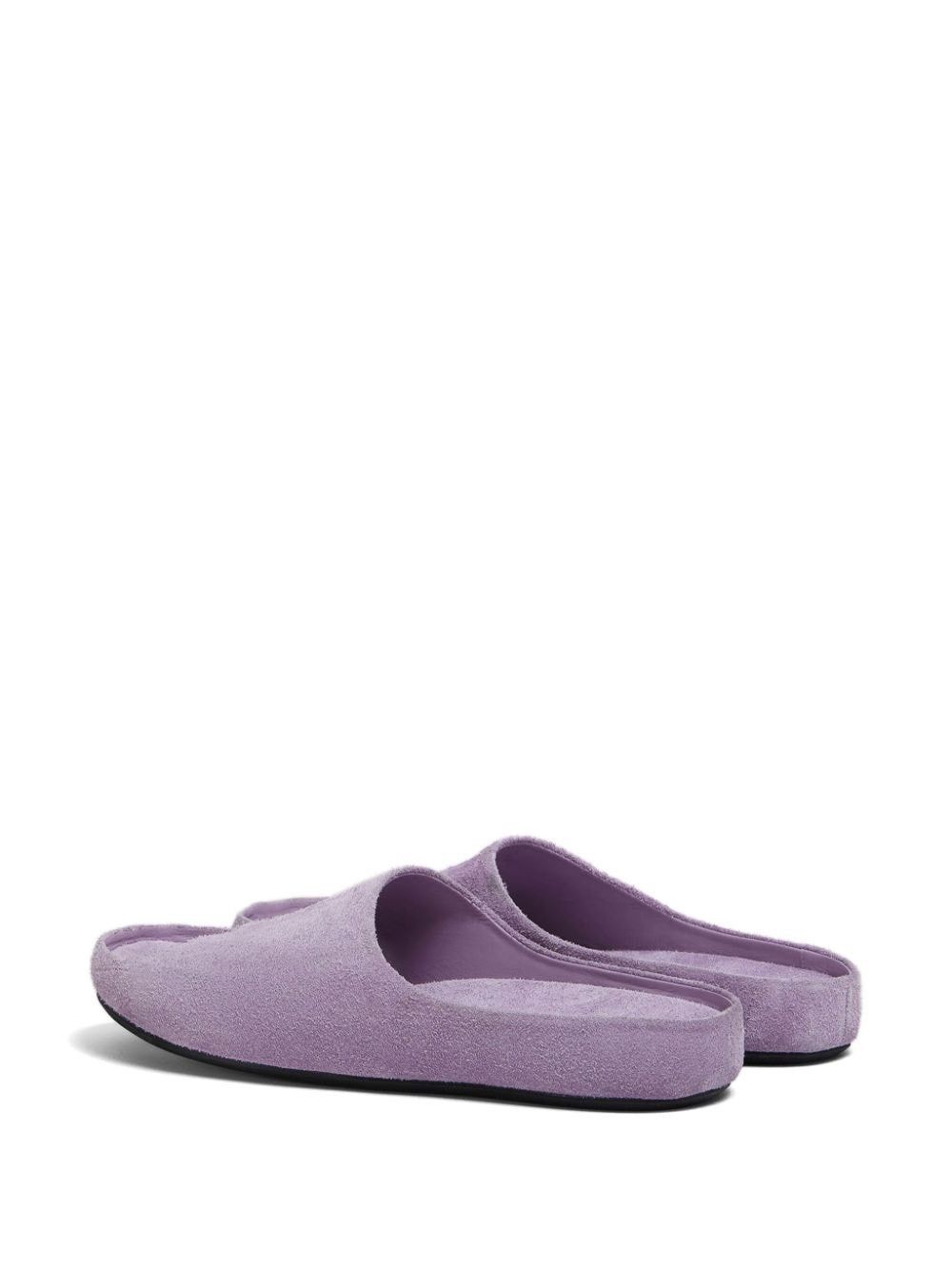 Marni o1w1db11125 Fusslide Suede Sandals in Purple Size US 9 / EU 42 - 3 Thumbnail