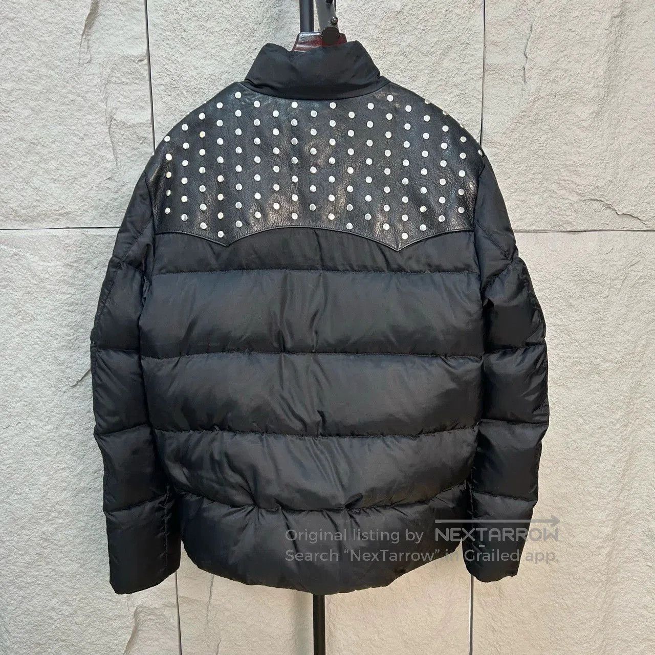 Saint Laurent Paris saint laurent black studded puffer jacket. Size US XL / EU 56 / 4 - 2 Thumbnail