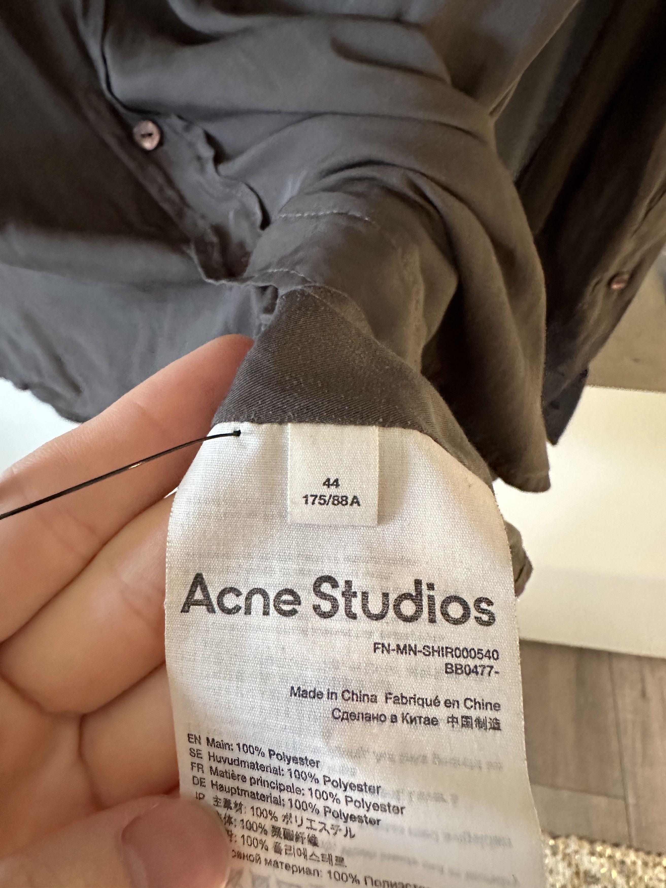 Acne Studios Acne Studios Lightweight Utility Shirt (Oversized) Size US XL / EU 56 / 4 - 4 Thumbnail