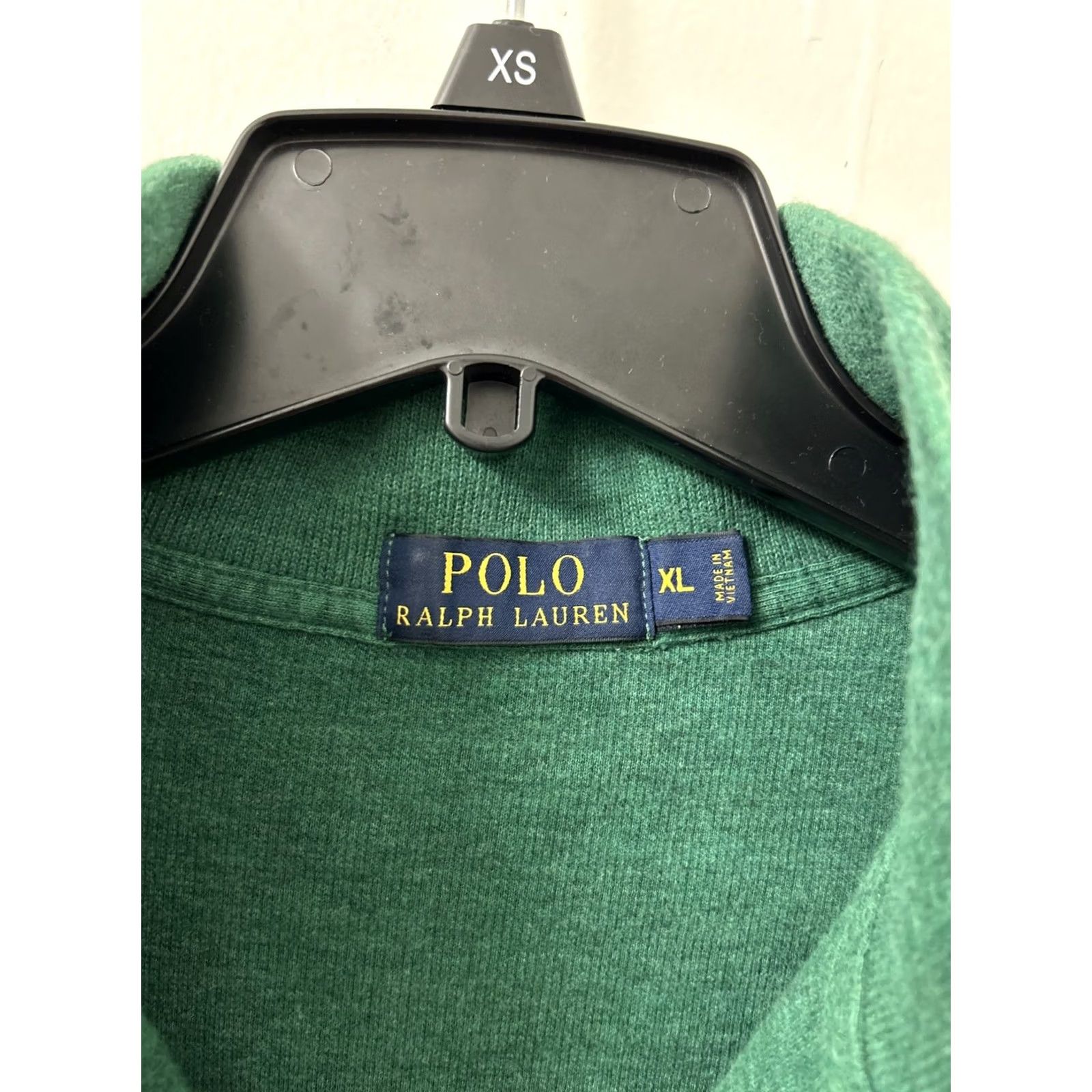 Ralph Lauren Polo Ralph Lauren Sweater Mens XL Green 1/4 Zip Pullover Rib Knit High Neck Long Sleeve Embroidered Pony Logo Classic Preppy Size US XL / EU 56 / 4 - 6 Thumbnail