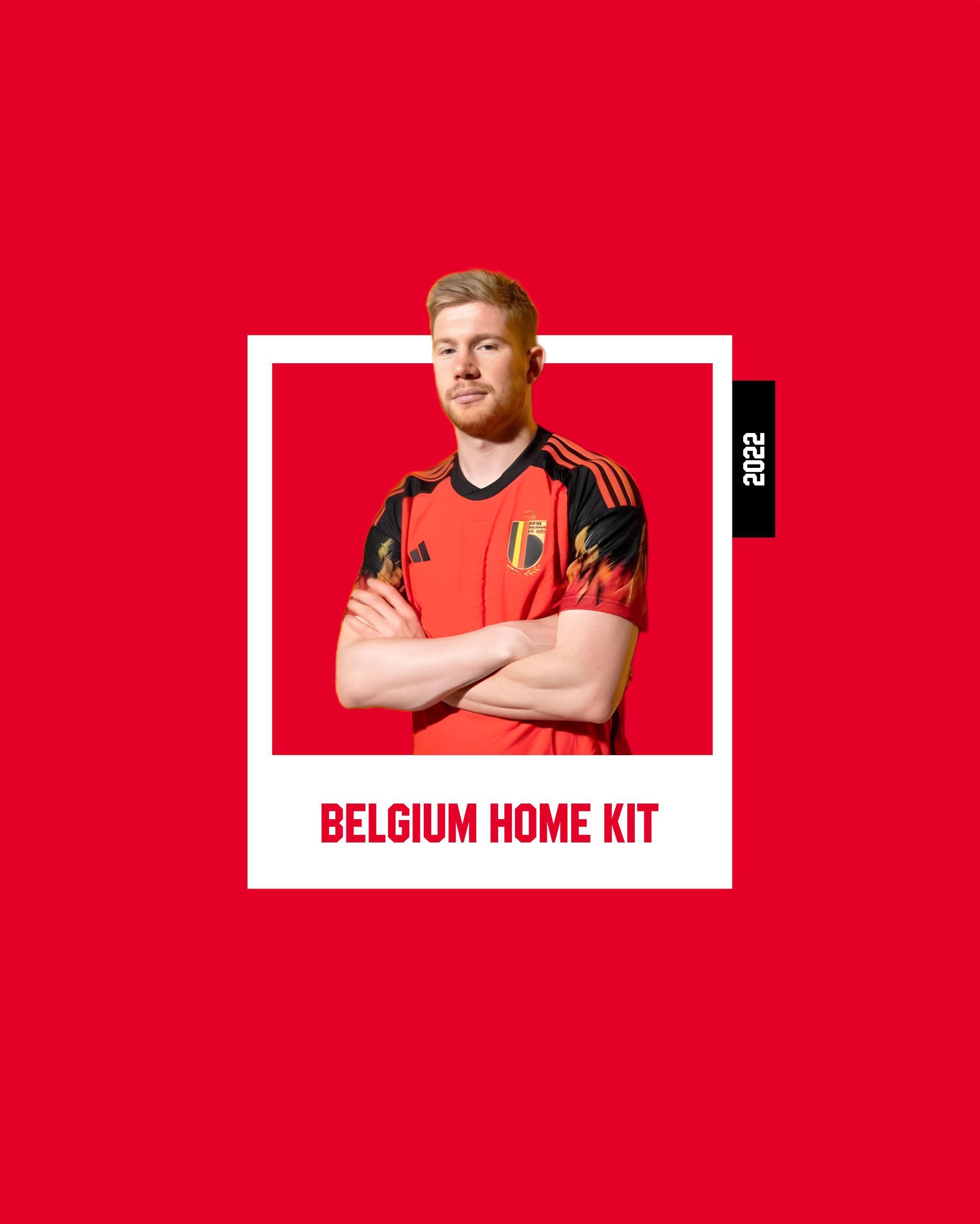 Adidas Belgium Home Kit 2022 Size US XXL / EU 58 / 5 - 7 Thumbnail