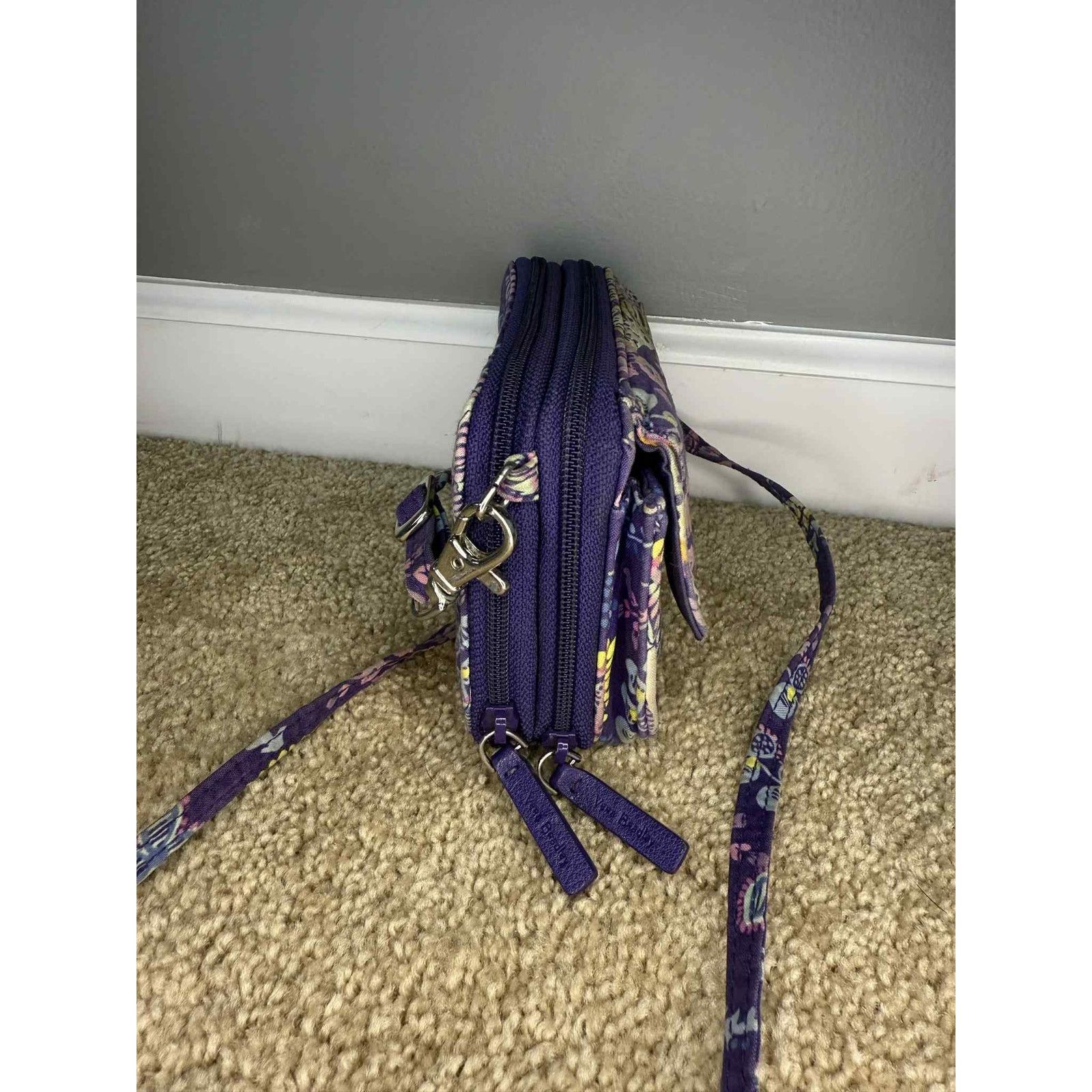 Vera Bradley NWT Vera Bradley All in One Crossbody for Iphone 6 Purple Size ONE SIZE - 5 Thumbnail
