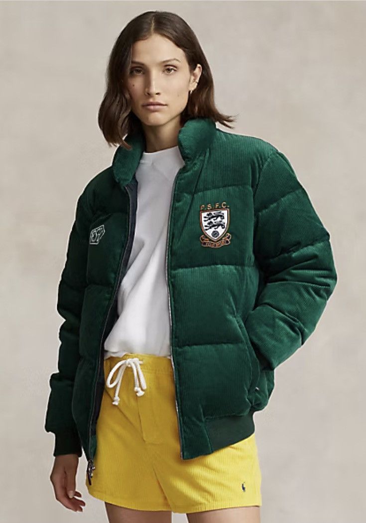 Polo Ralph Lauren Men’s Size Large | Polo Sport Corduroy Down Jacket Size US M / EU 48-50 / 2 - 18 Thumbnail