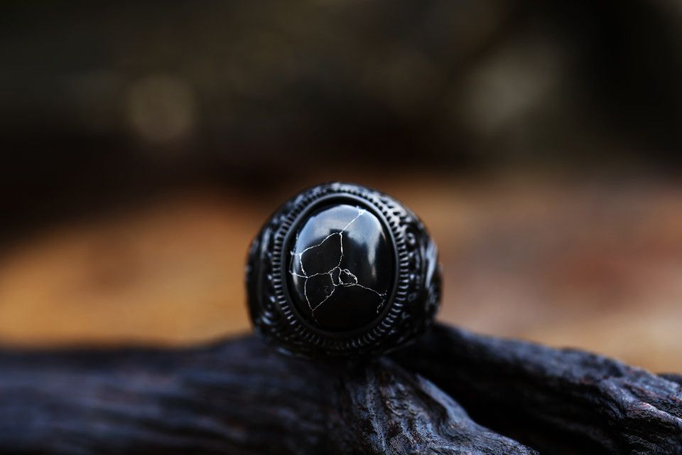 Japanese Brand × Vintage Black Thunder Ring Size ONE SIZE - 2 Thumbnail