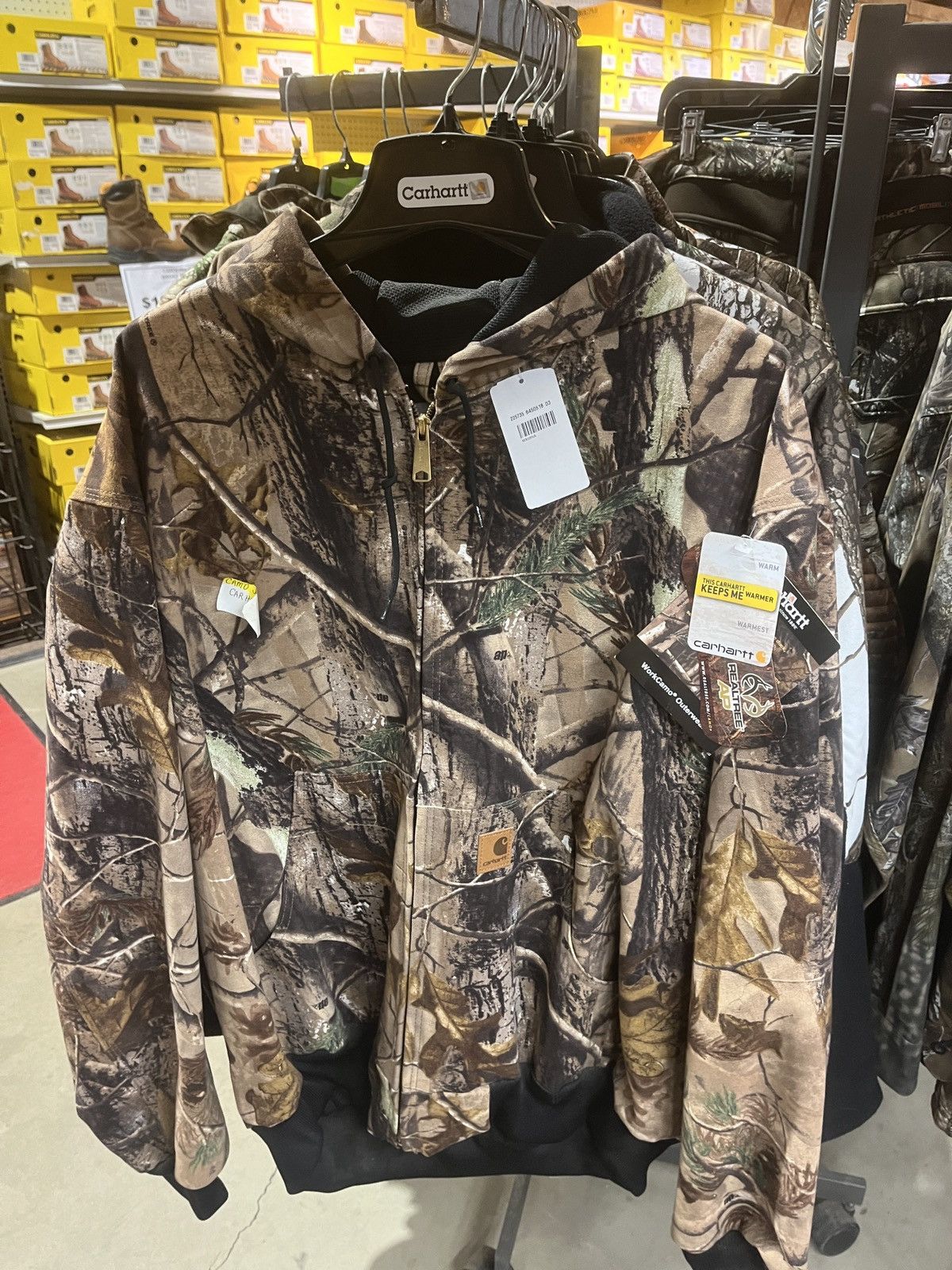 ジャケット・アウター COLDCULTURE WORKZIPJACKET REALTREE BLACK Cold Culture Realtree Jacket WORK ZIP JACKET REALTREE BLACK COLD