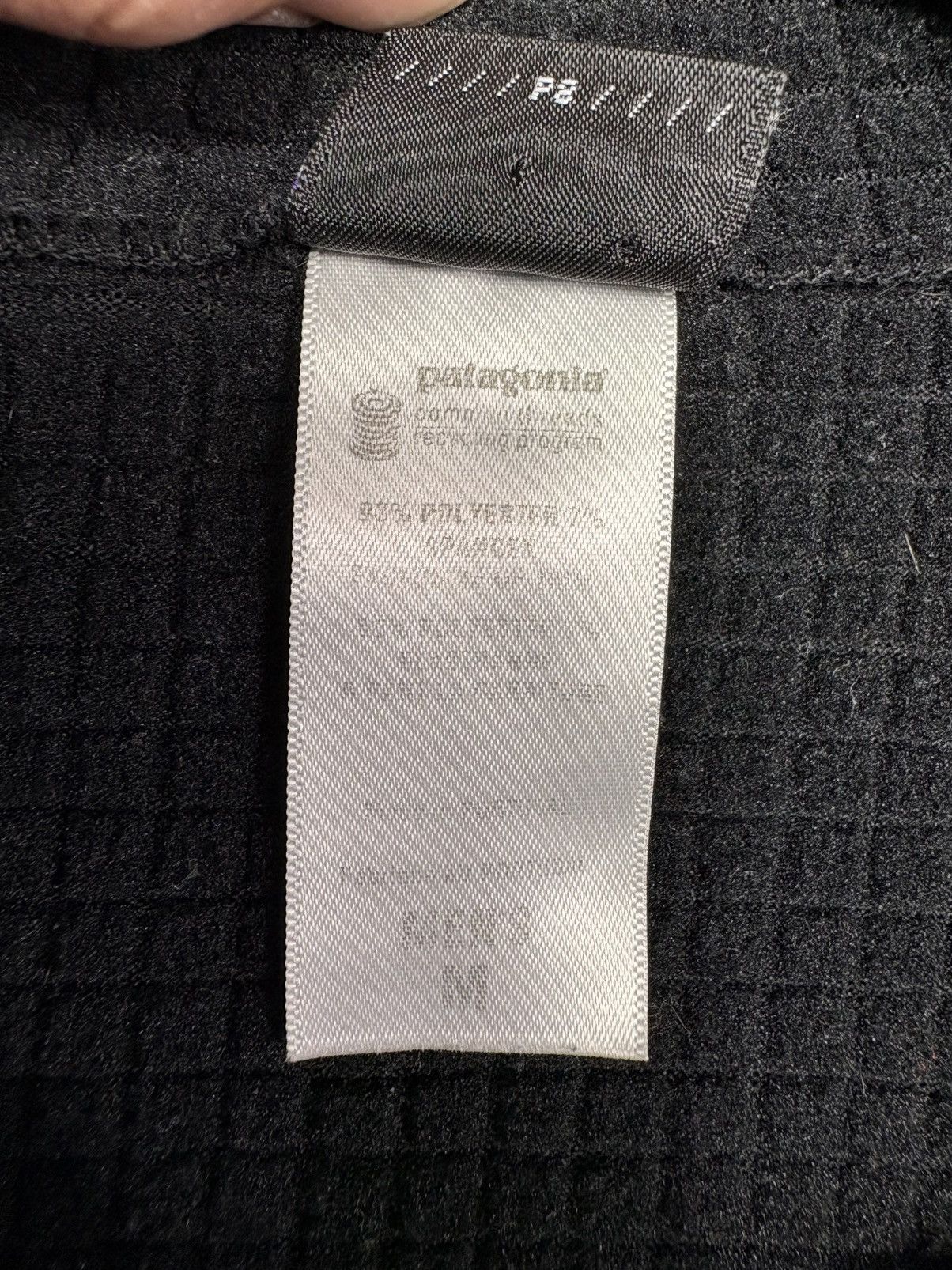 Patagonia Patagonia R1 Men's Mars Fleece 1/2 Zip Pullover Black Size M Size US M / EU 48-50 / 2 - 12 Thumbnail