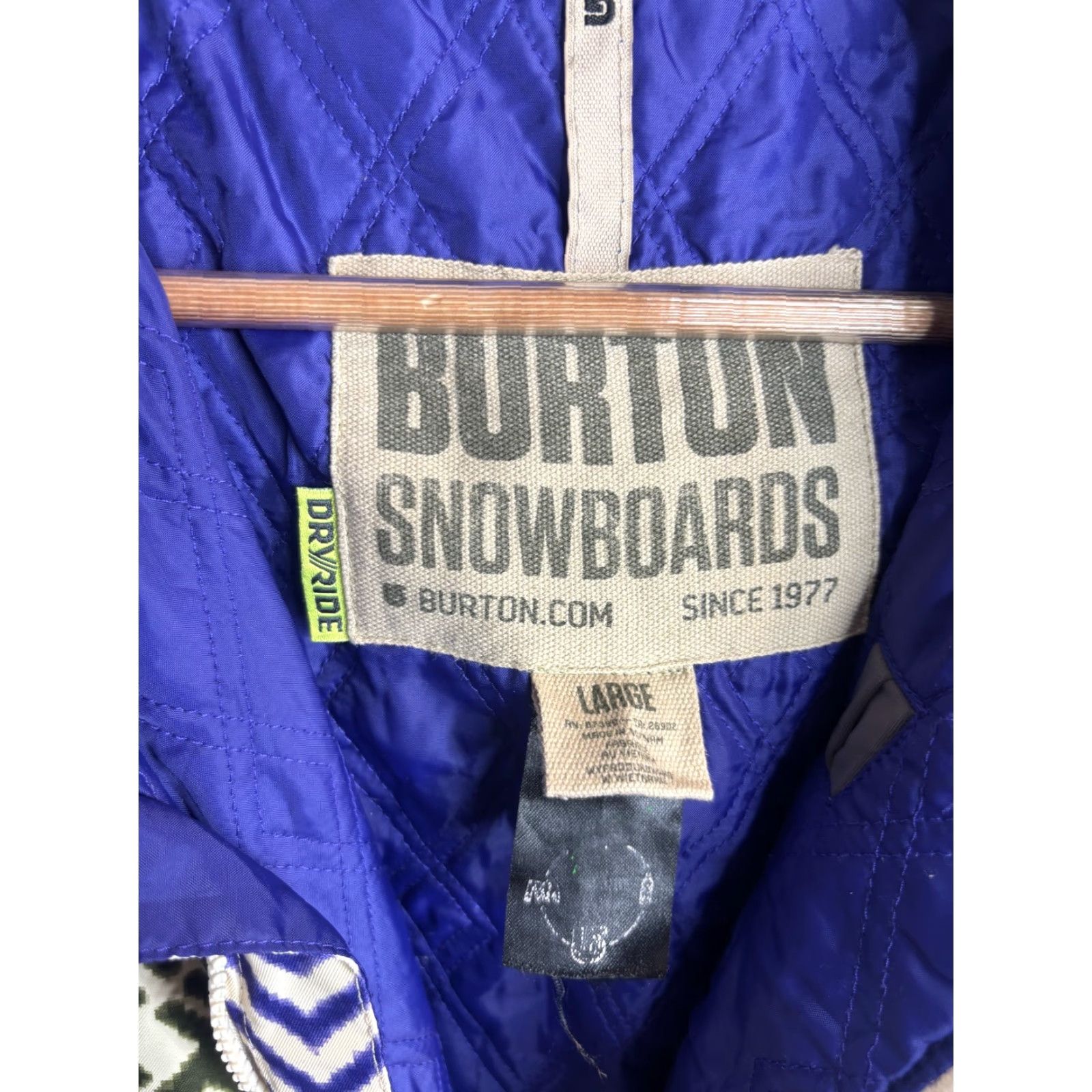 Burton Burton Womens Large Jacket GMP Eleanor Dryride Hooded Faux Fur Insulated Purple Regular Zip Snowboard Jacket Womens Size L / US 10 / IT 46 - 4 Thumbnail